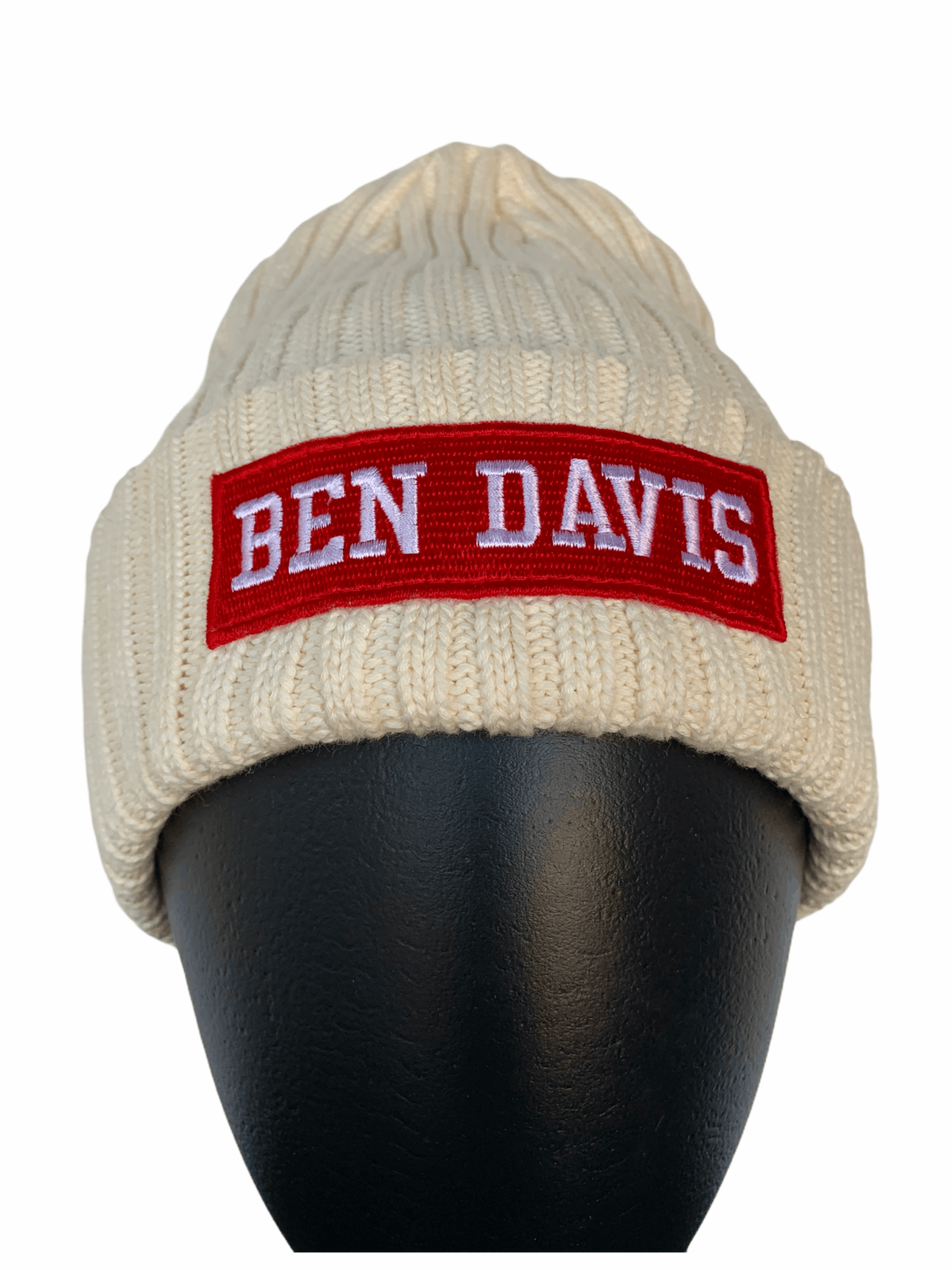 Ben Davis Ben Davis Embroidery Logo Beanie Hats-BN046 Size ONE SIZE - 4 Thumbnail