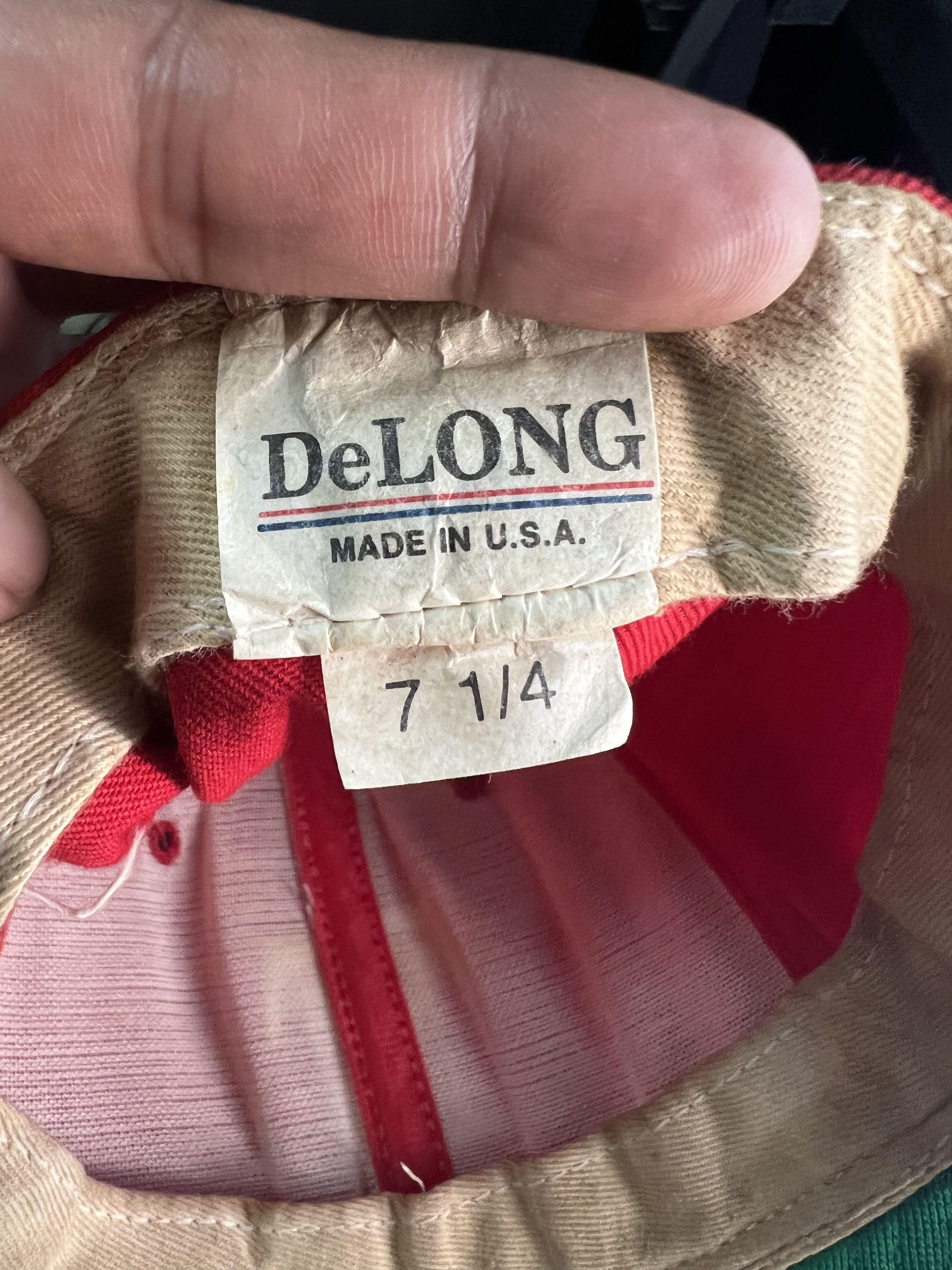 Delong 🔥Made in USA Vintage Delong TM Snapback Size ONE SIZE - 8 Thumbnail