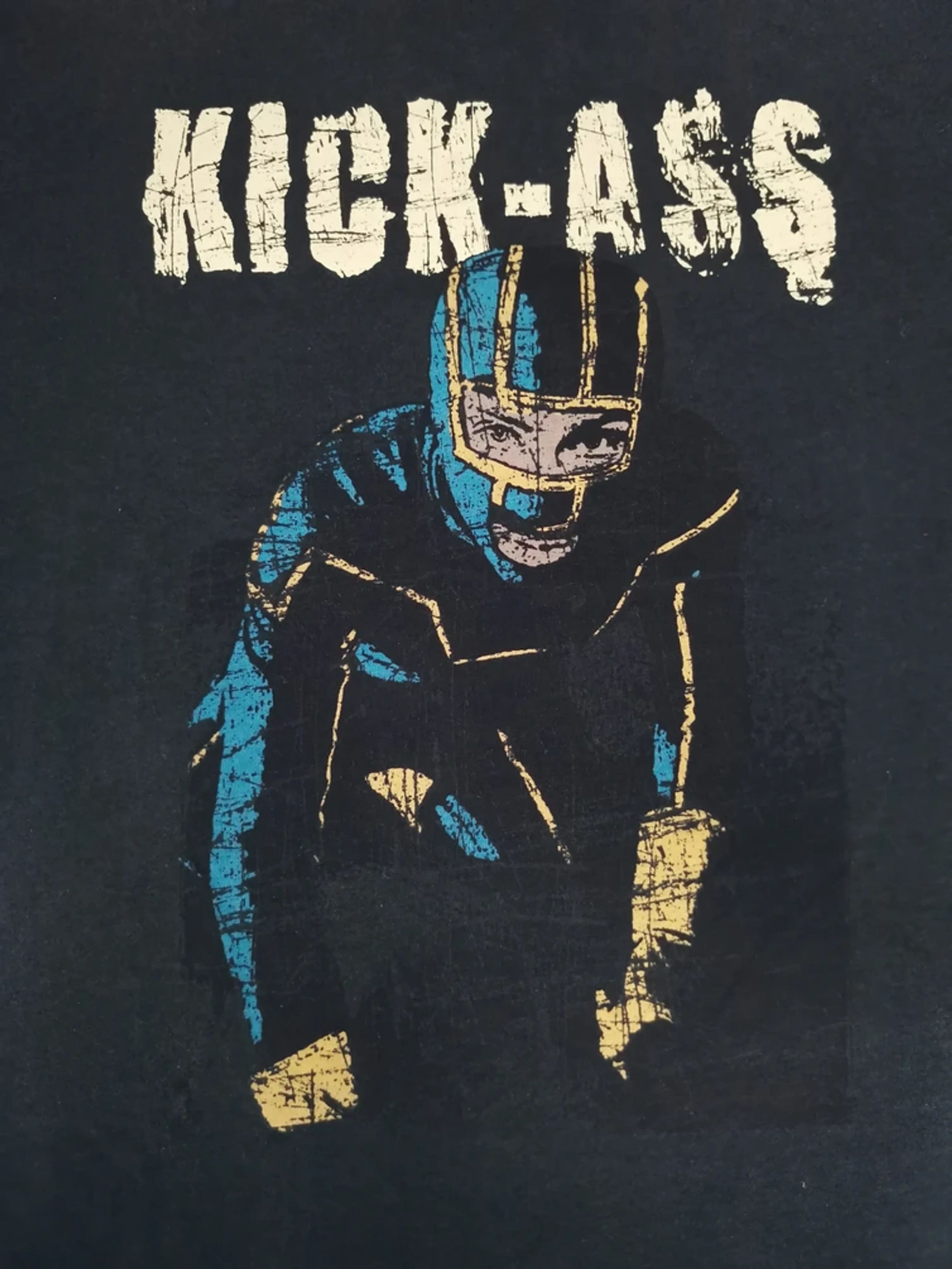 Vintage Vintage Kick Ass Movie Tee Jackass Akira Rocky Saw Jaws Size US M / EU 48-50 / 2 - 2 Thumbnail