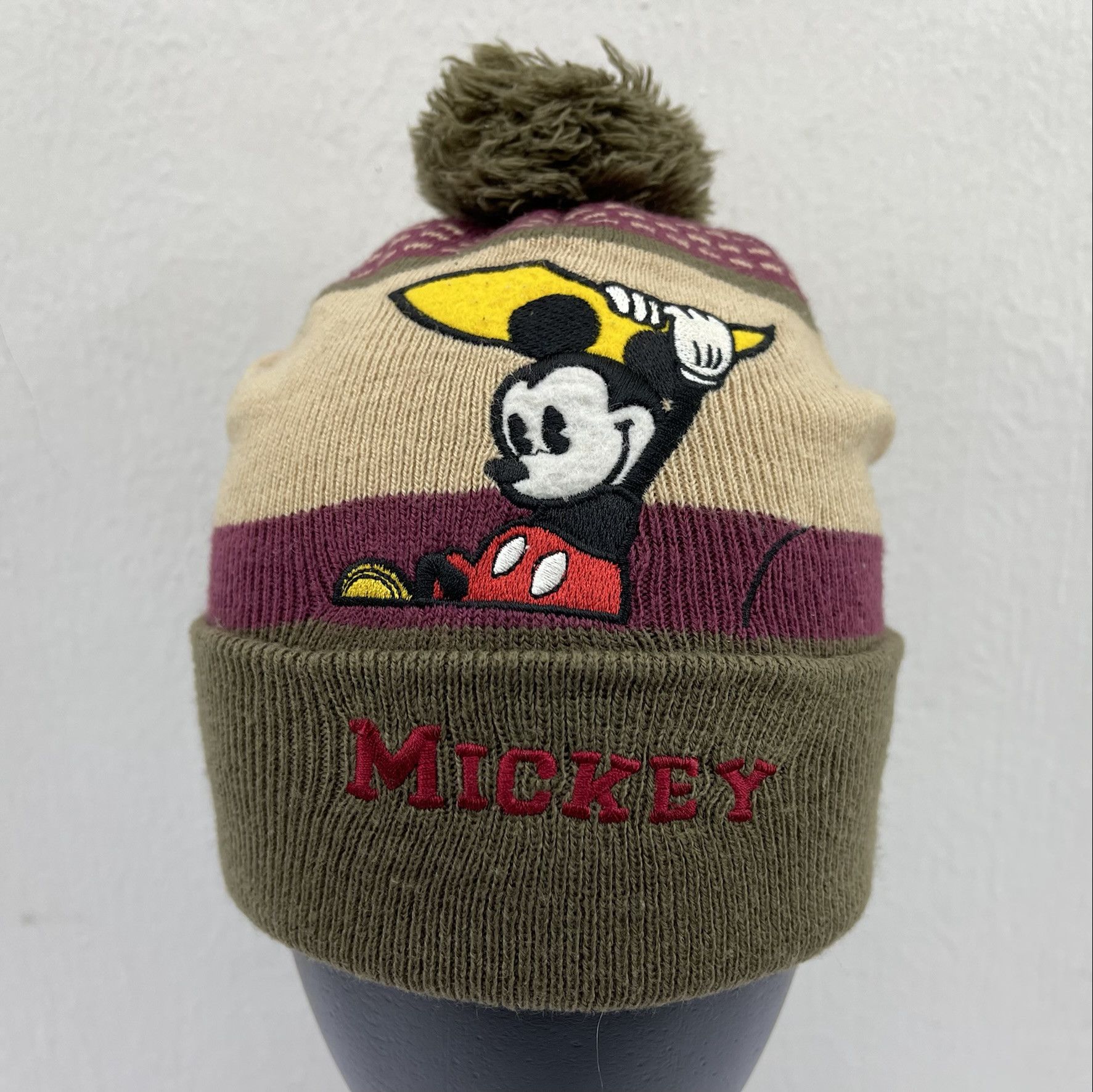 Disney × Japanese Brand × Mickey Mouse Mickey Mouse Beanie Hats-C344 Size ONE SIZE - 3 Thumbnail