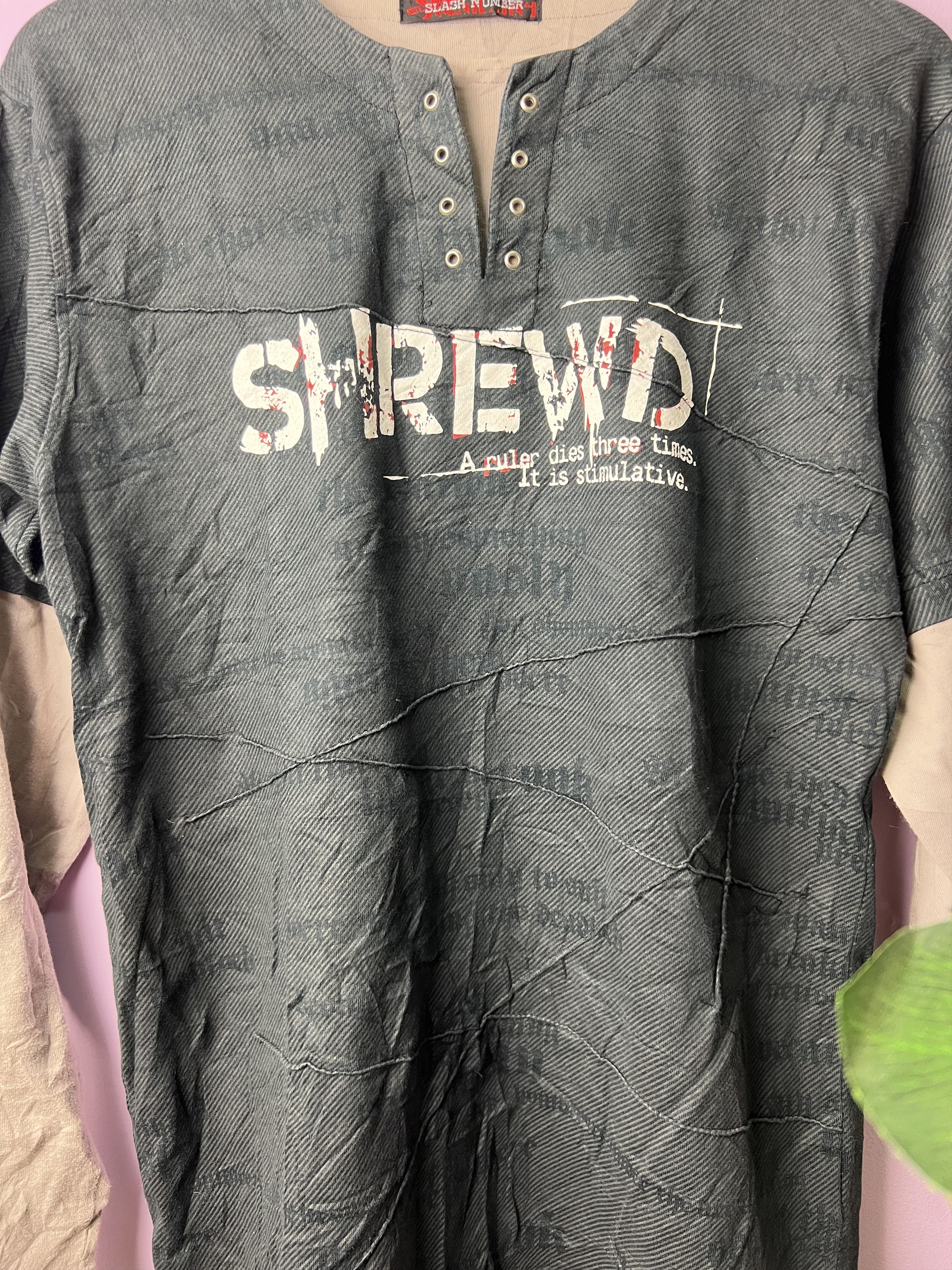 🔥Shrewd Slash Number LS Tees