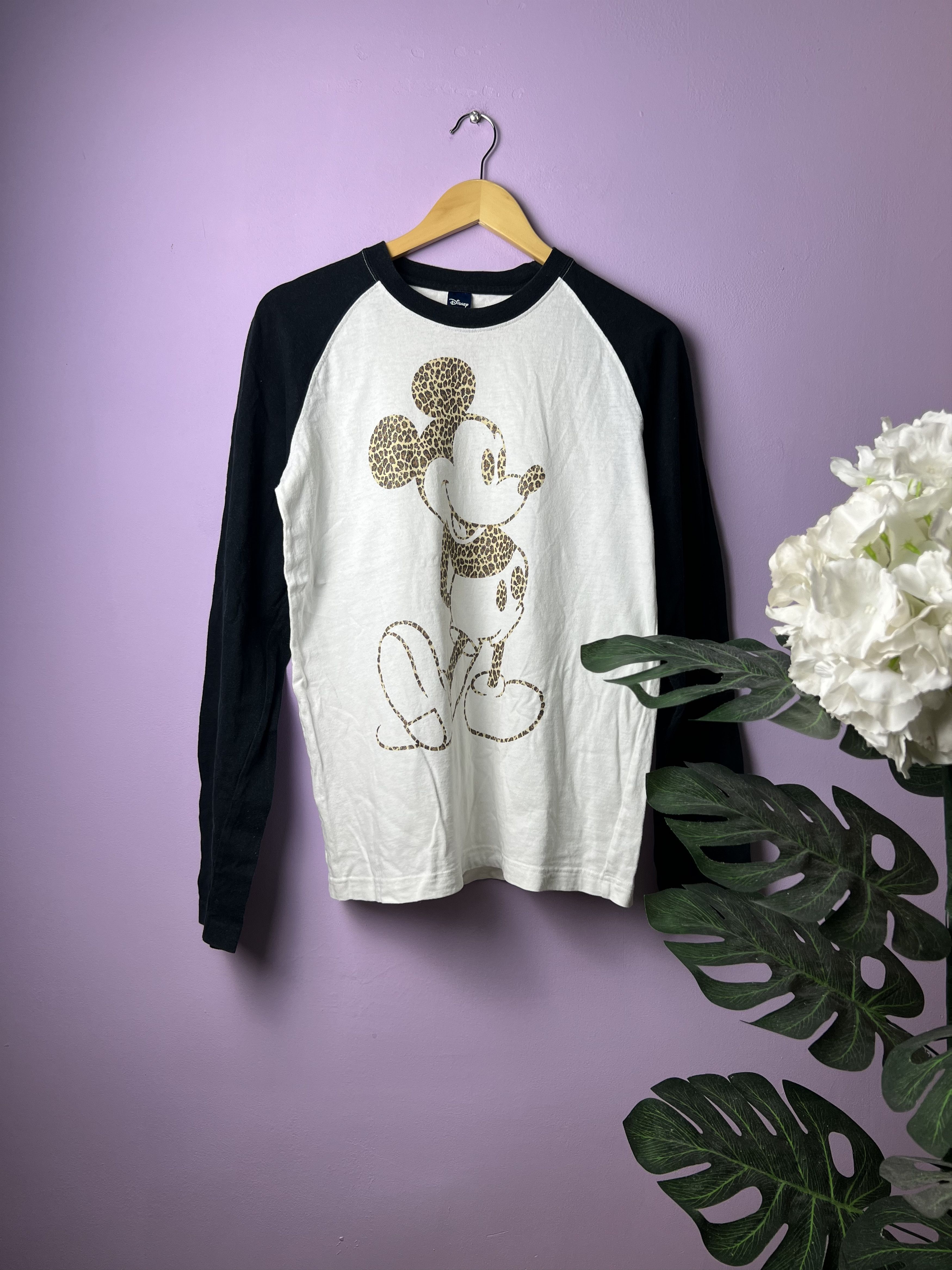 Mickey Mouse 🔥Vintage Mickey Big Printed LS Tees Size US S / EU 44-46 / 1 - 1 Thumbnail