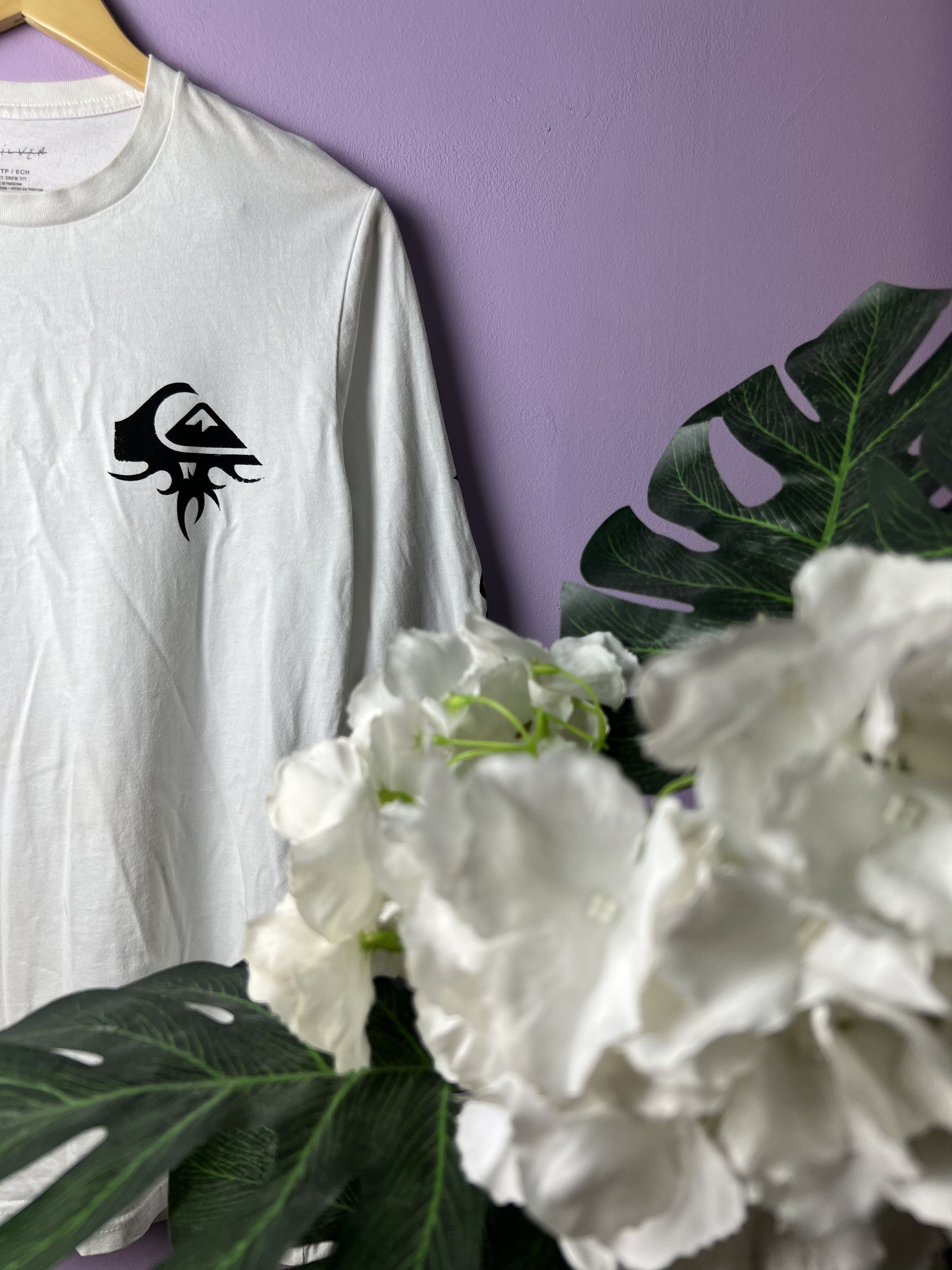 Quiksilver 🔥White Quiksilver LS Tees Size US S / EU 44-46 / 1 - 4 Thumbnail