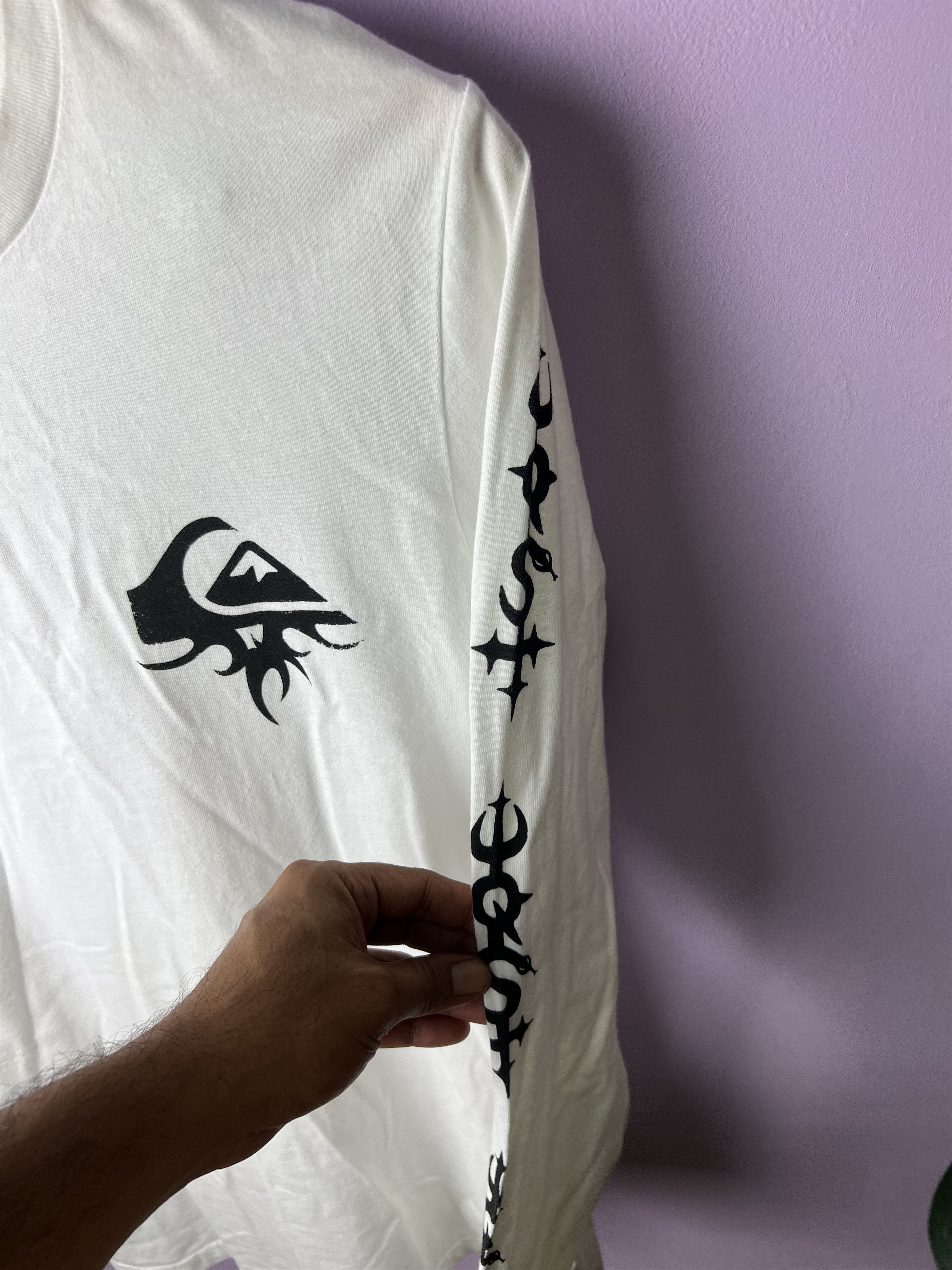 Quiksilver 🔥White Quiksilver LS Tees Size US S / EU 44-46 / 1 - 10 Thumbnail