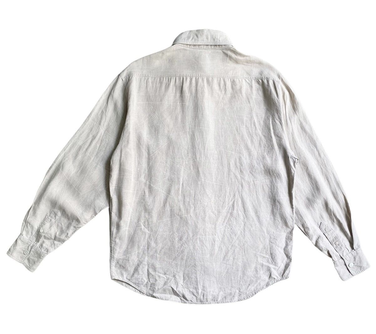 Hermes Hermes By Margiela Drawing Print Linen Shirt Size M / US 6-8 / IT 42-44 - 2 Thumbnail