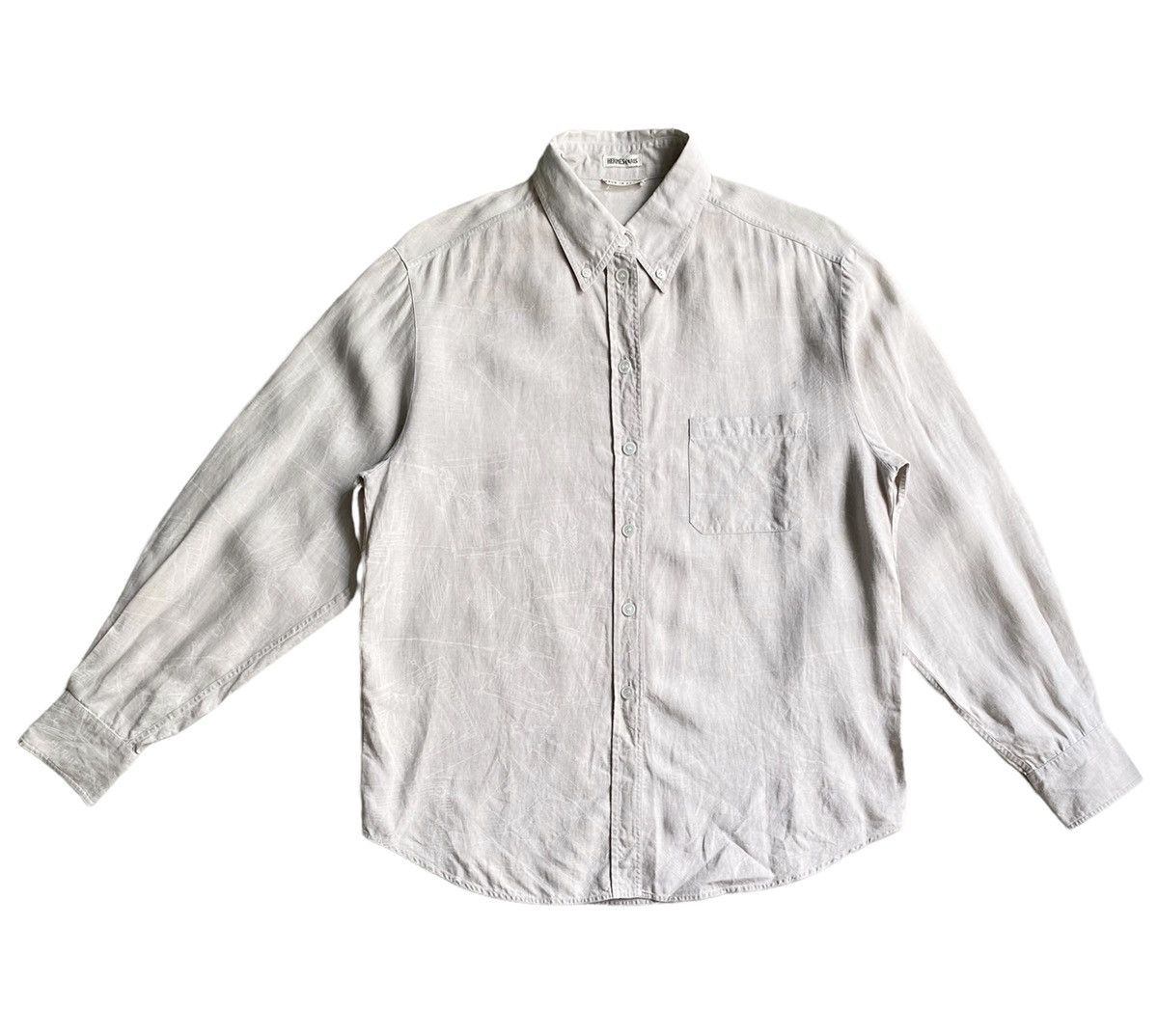 Hermes Hermes By Margiela Drawing Print Linen Shirt Size M / US 6-8 / IT 42-44 - 1 Thumbnail