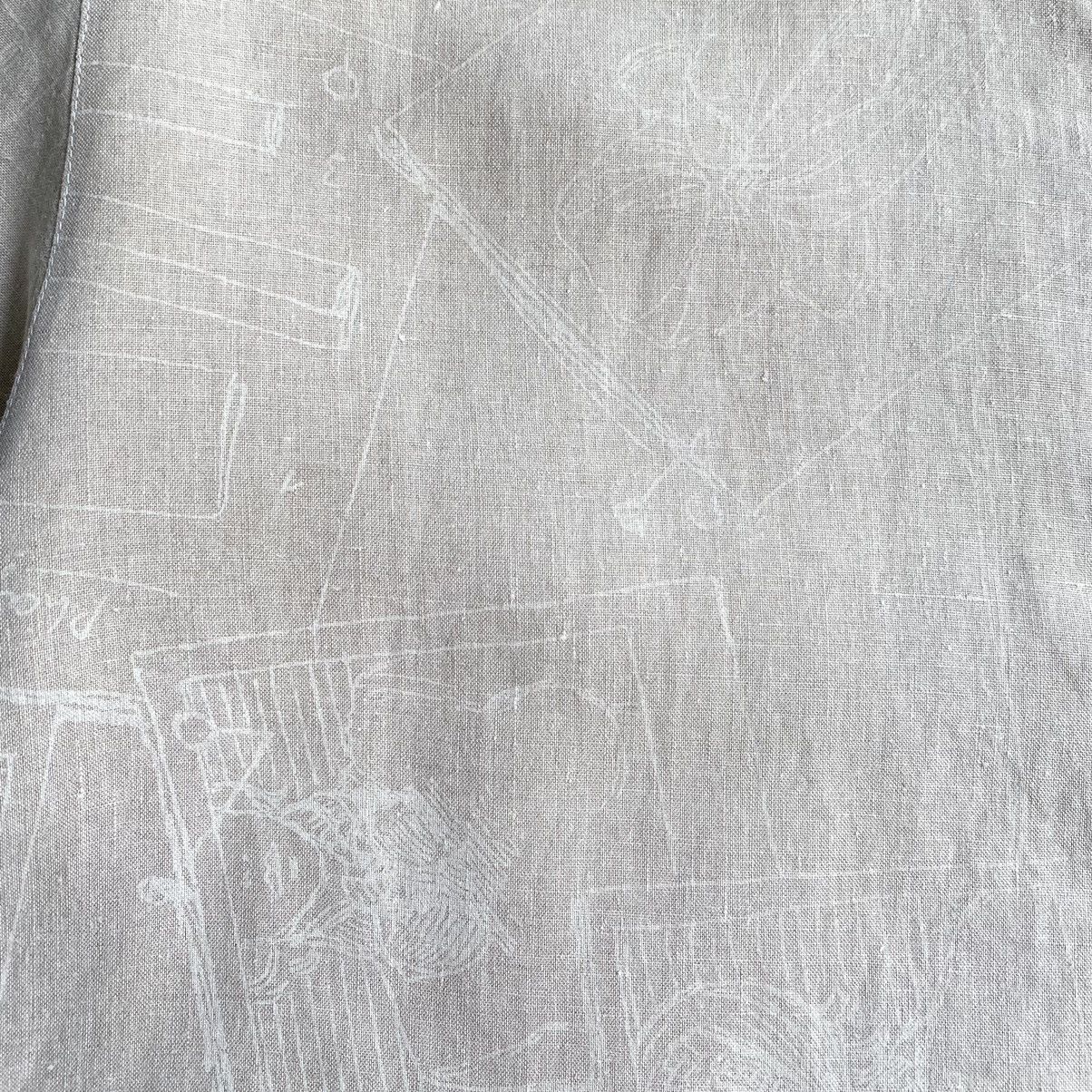Hermes Hermes By Margiela Drawing Print Linen Shirt Size M / US 6-8 / IT 42-44 - 7 Thumbnail