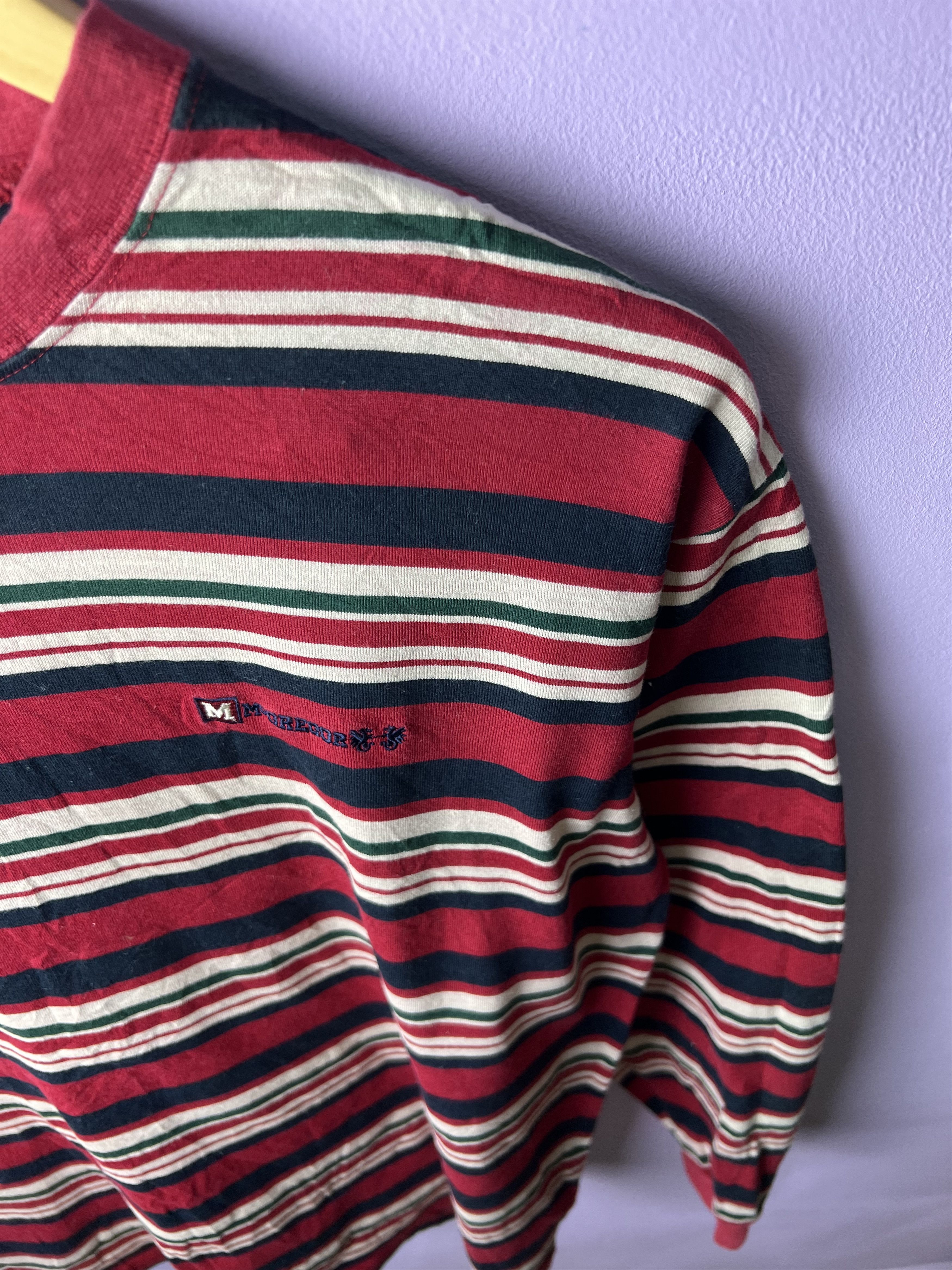McGregor 🔥Vintage McGregor Stripe LS Tees Size US M / EU 48-50 / 2 - 5 Thumbnail