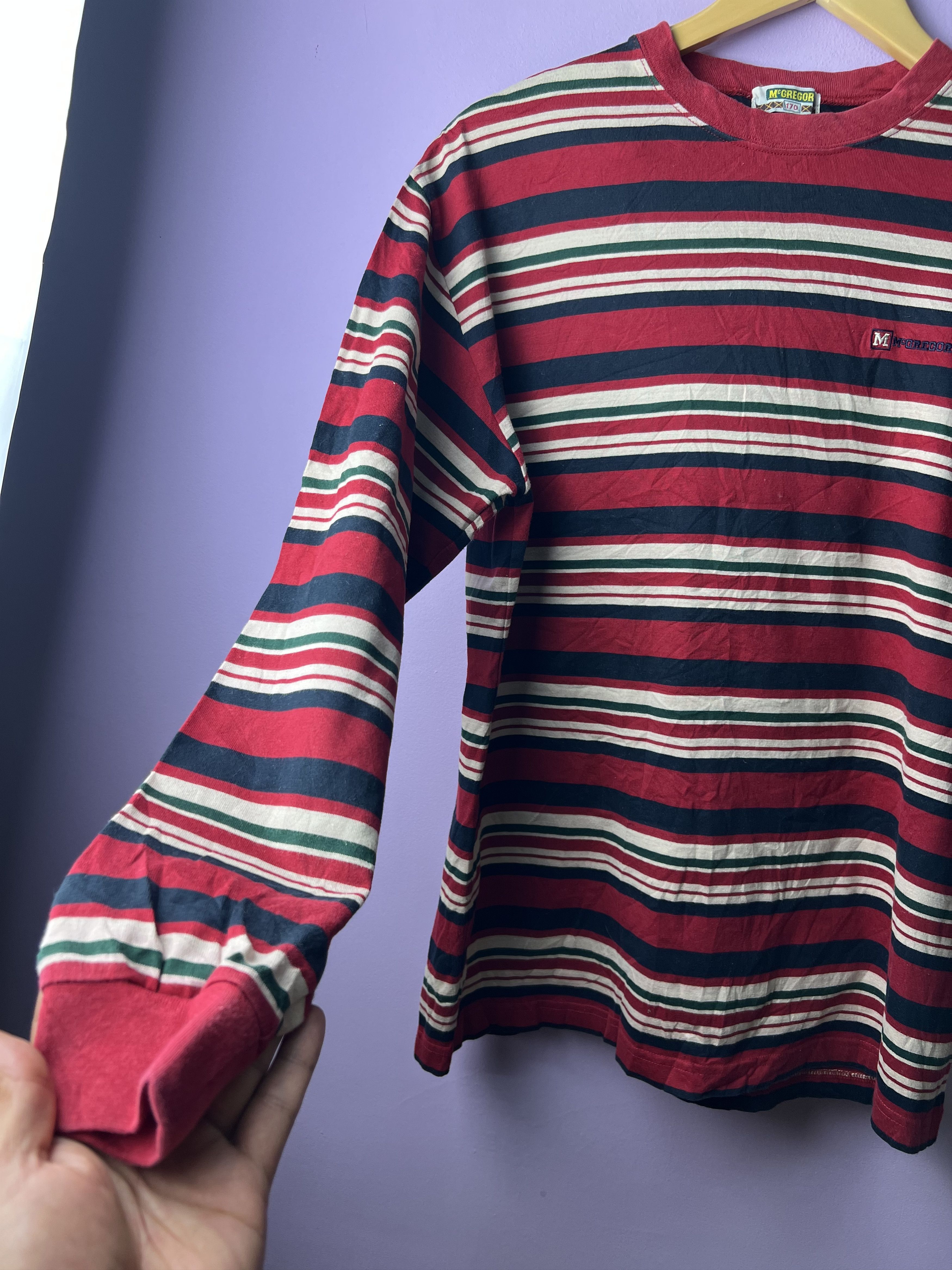 McGregor 🔥Vintage McGregor Stripe LS Tees Size US M / EU 48-50 / 2 - 11 Thumbnail
