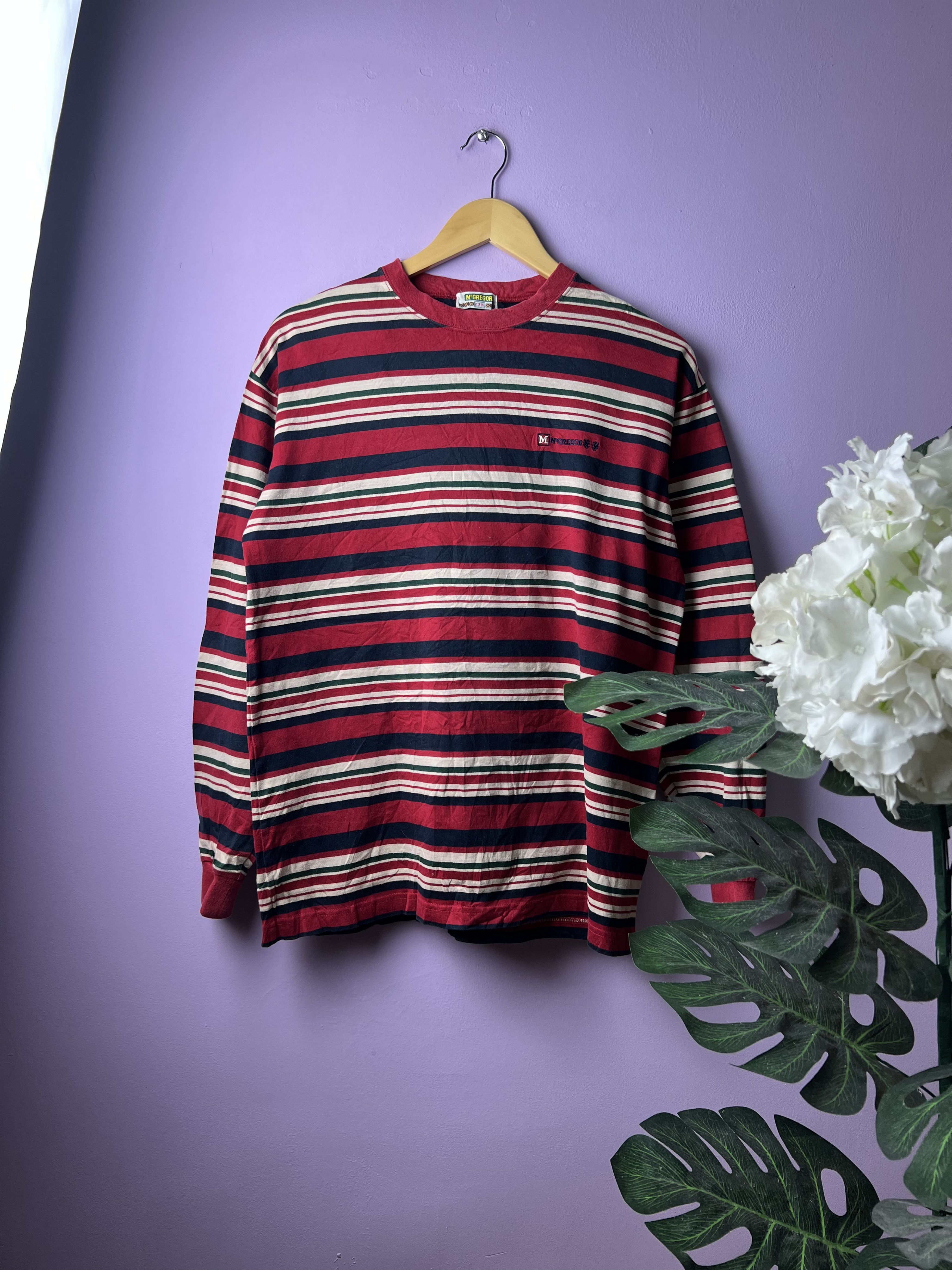 McGregor 🔥Vintage McGregor Stripe LS Tees Size US M / EU 48-50 / 2 - 1 Thumbnail
