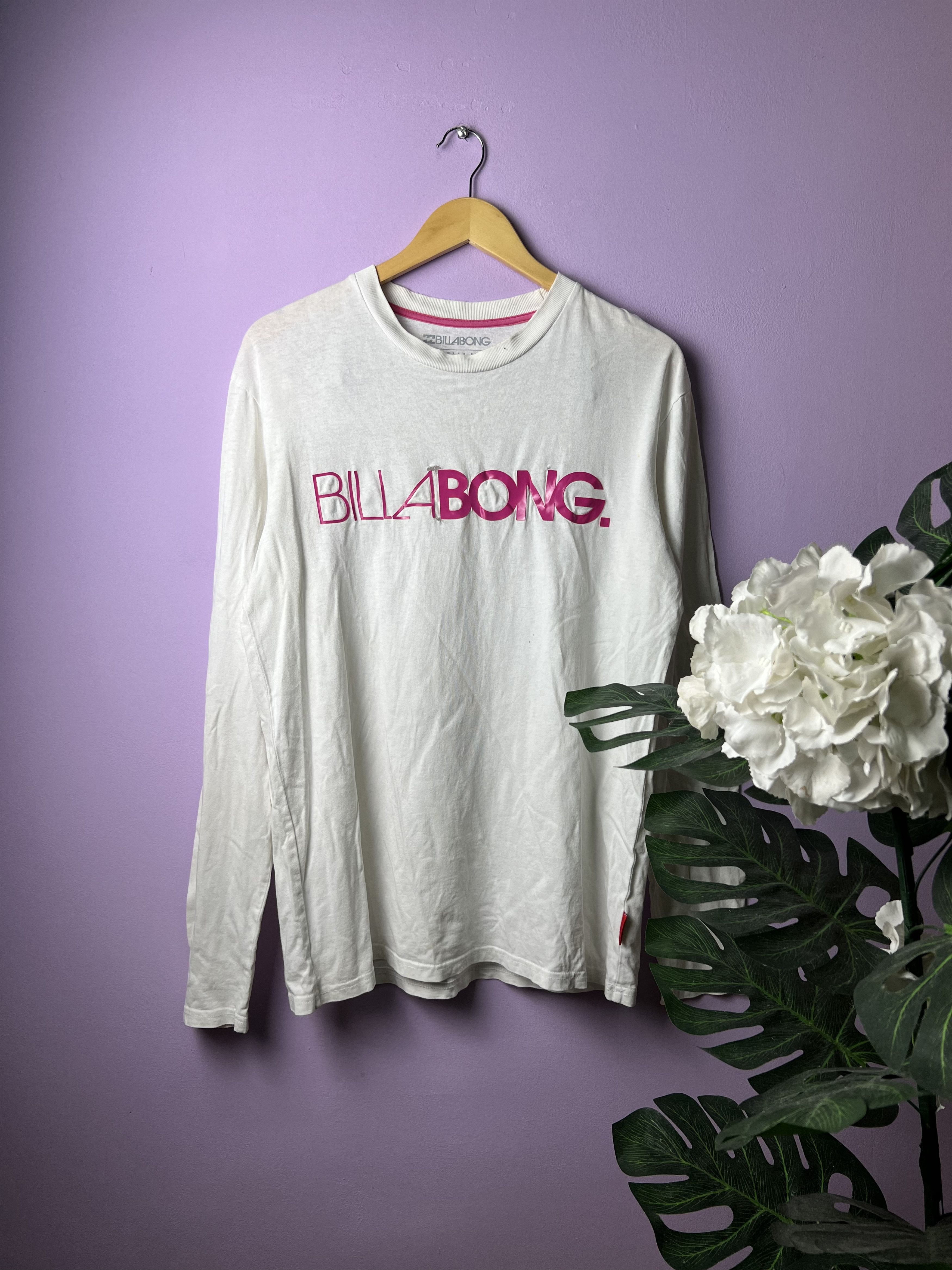 Billabong 🔥Distressed Billabong LS Tees Size US M / EU 48-50 / 2 - 1 Thumbnail
