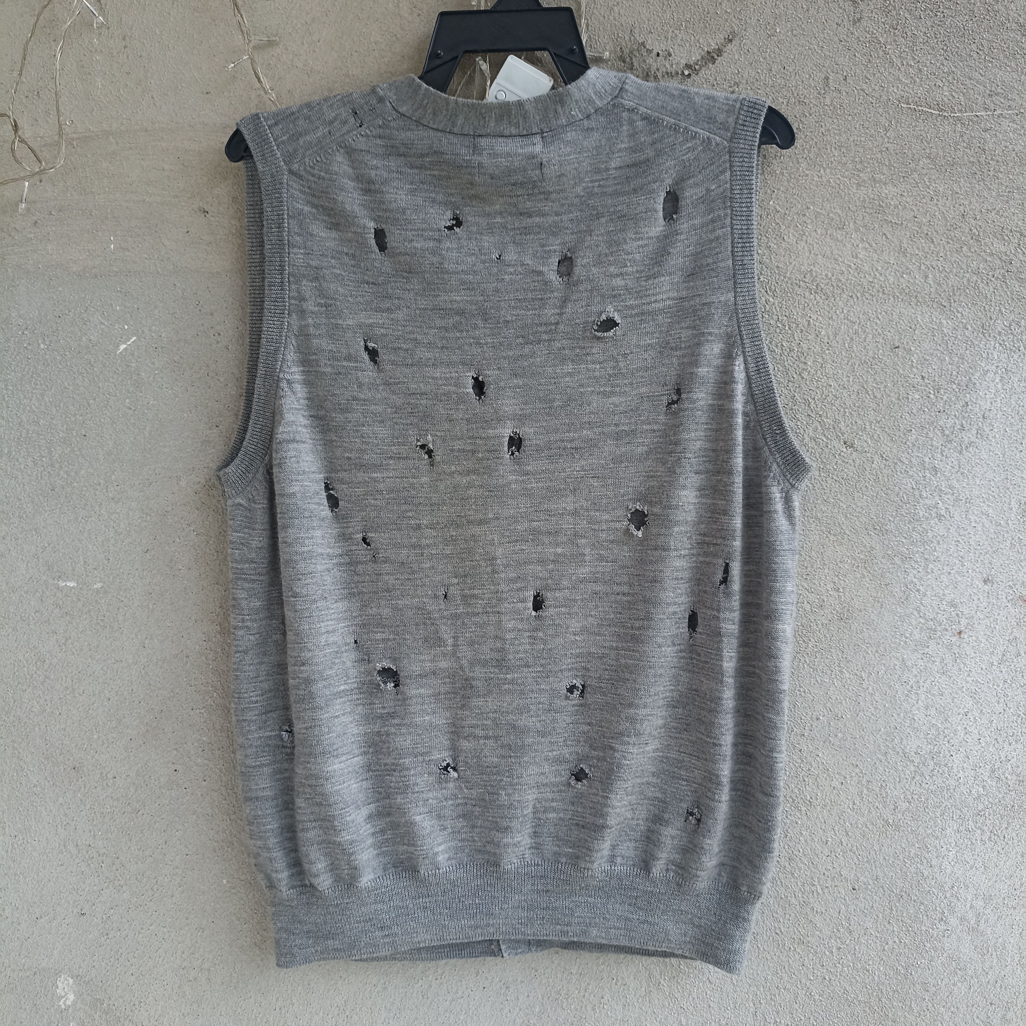 Japanese Brand Kansai yamamoto custom distressed vest Size US M / EU 48-50 / 2 - 6 Thumbnail