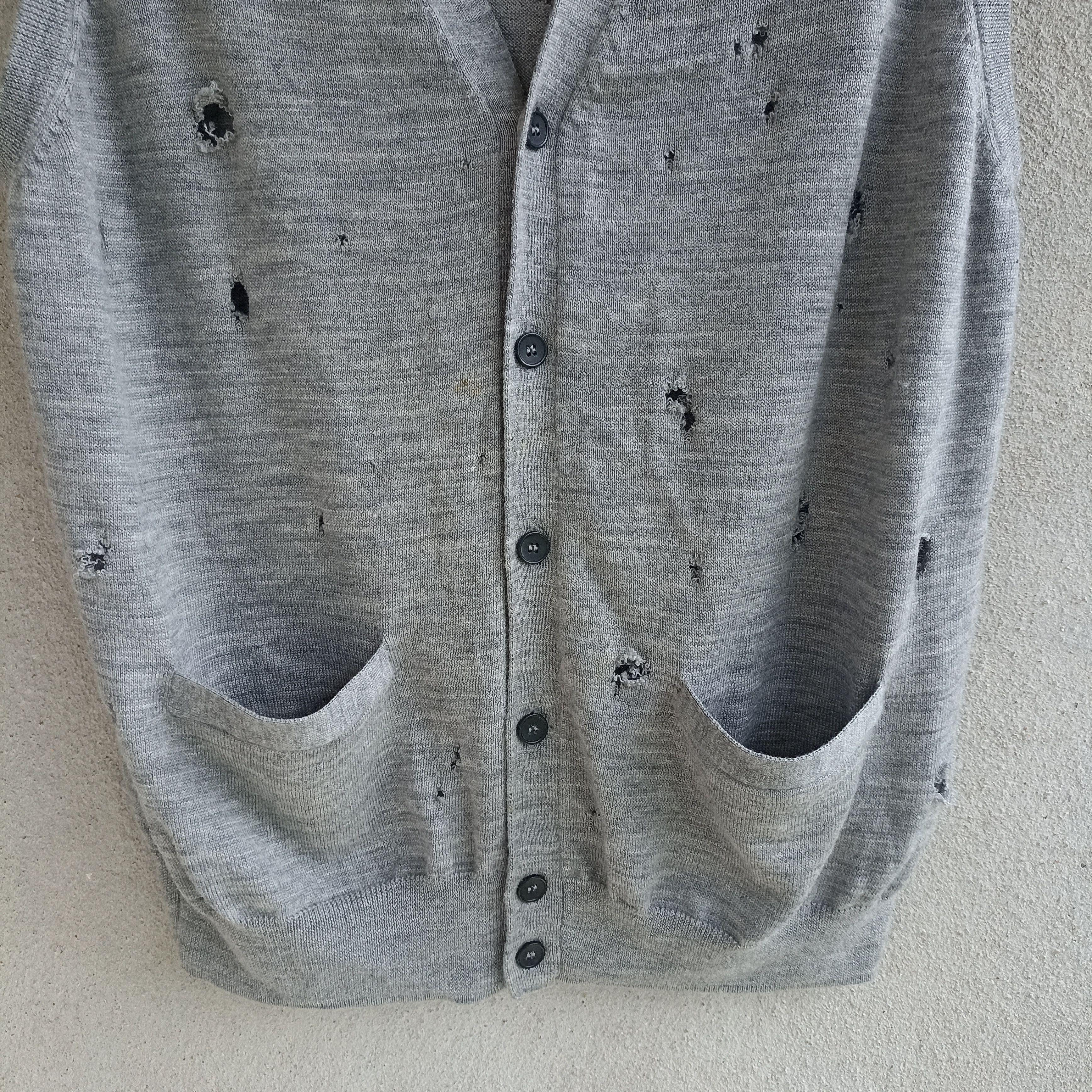 Japanese Brand Kansai yamamoto custom distressed vest Size US M / EU 48-50 / 2 - 3 Thumbnail