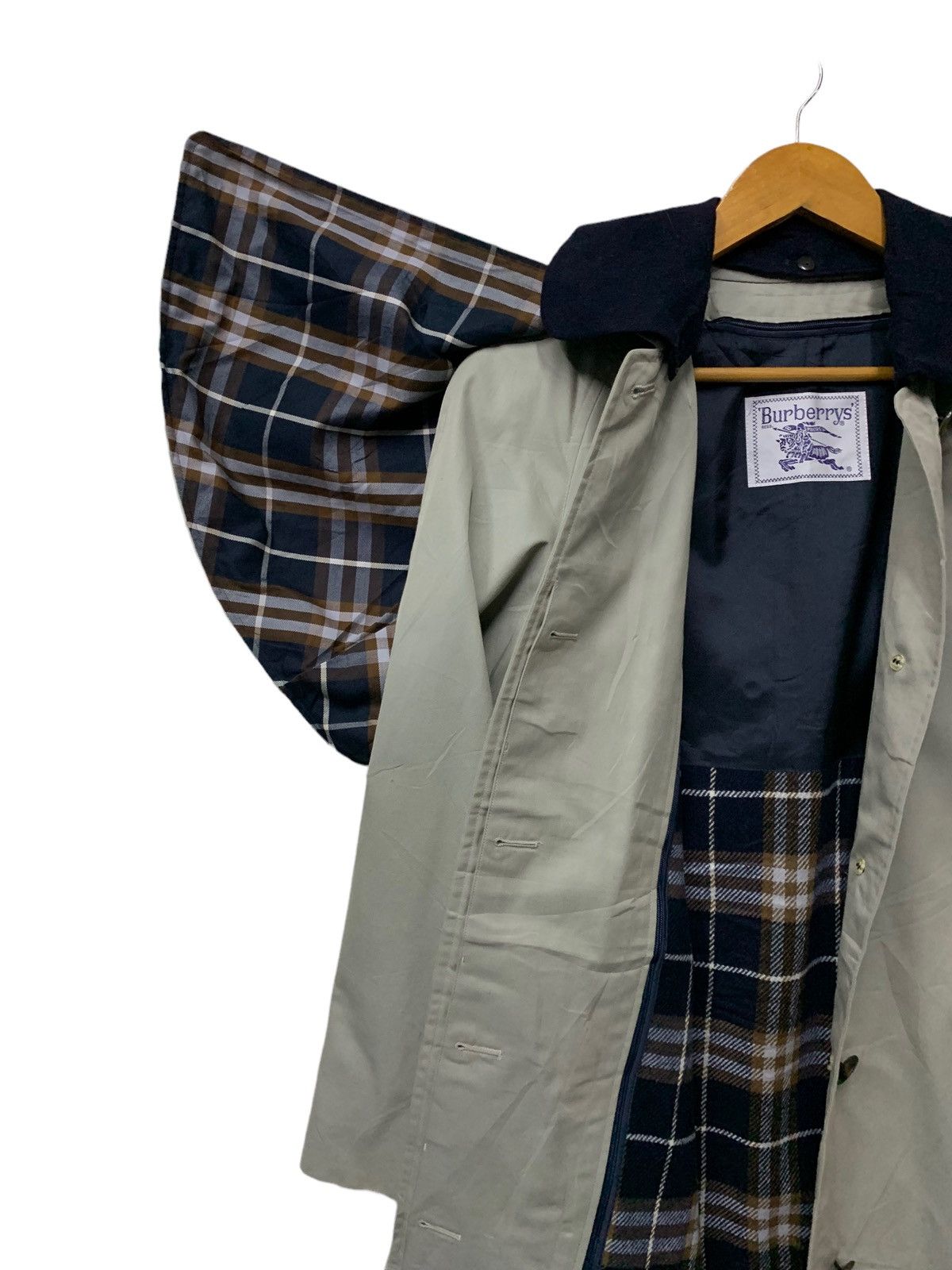 Burberry 🔥VTG BURBERRY TRENCH COAT GREY Size US M / EU 48-50 / 2 - 5 Thumbnail