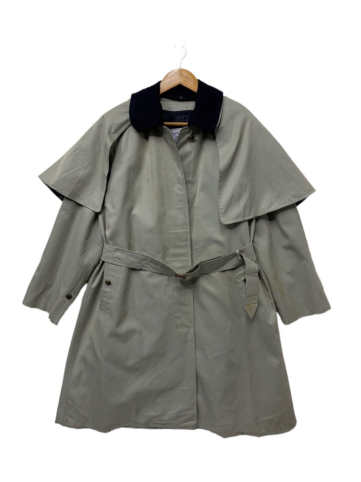 Burberry 🔥VTG BURBERRY TRENCH COAT GREY Size US M / EU 48-50 / 2 - 7 Thumbnail