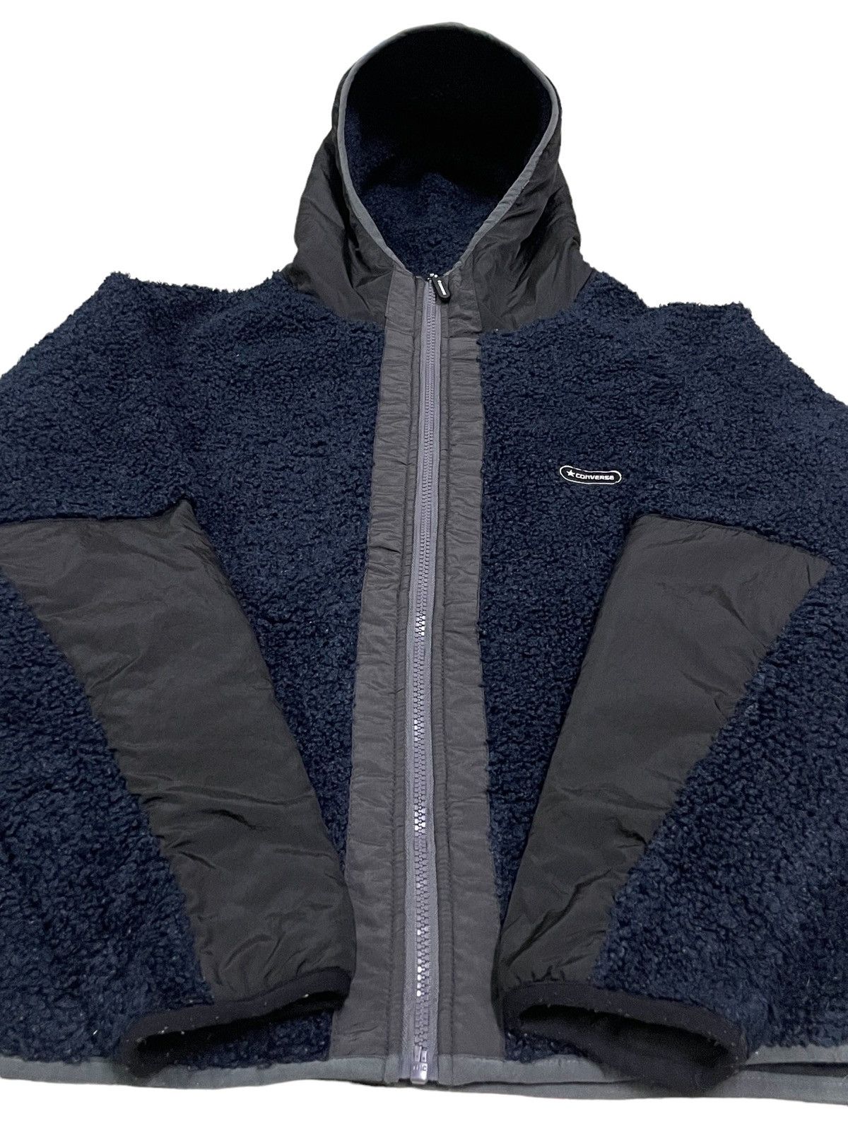 Converse Converse Gorp Style Hybrid Deep Pile Fleece Zipped Hoodie Size US L / EU 52-54 / 3 - 10 Thumbnail