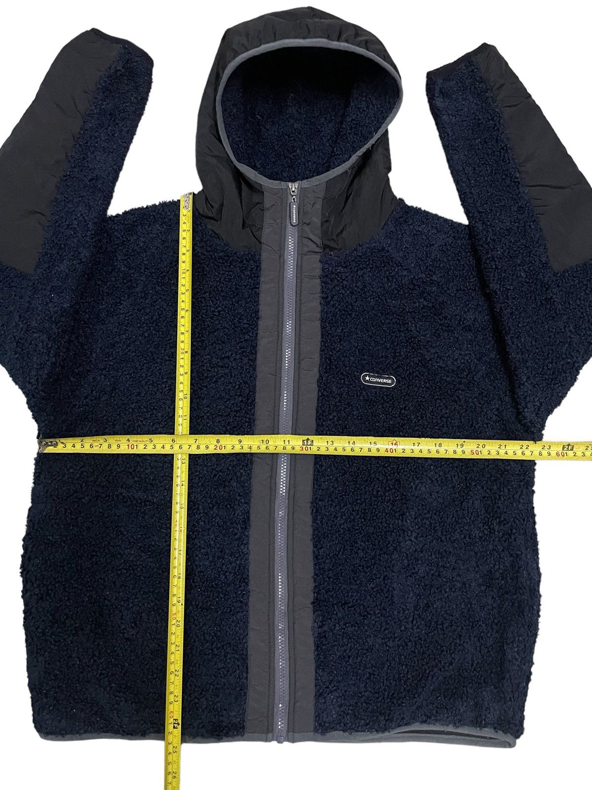 Converse Converse Gorp Style Hybrid Deep Pile Fleece Zipped Hoodie Size US L / EU 52-54 / 3 - 17 Thumbnail