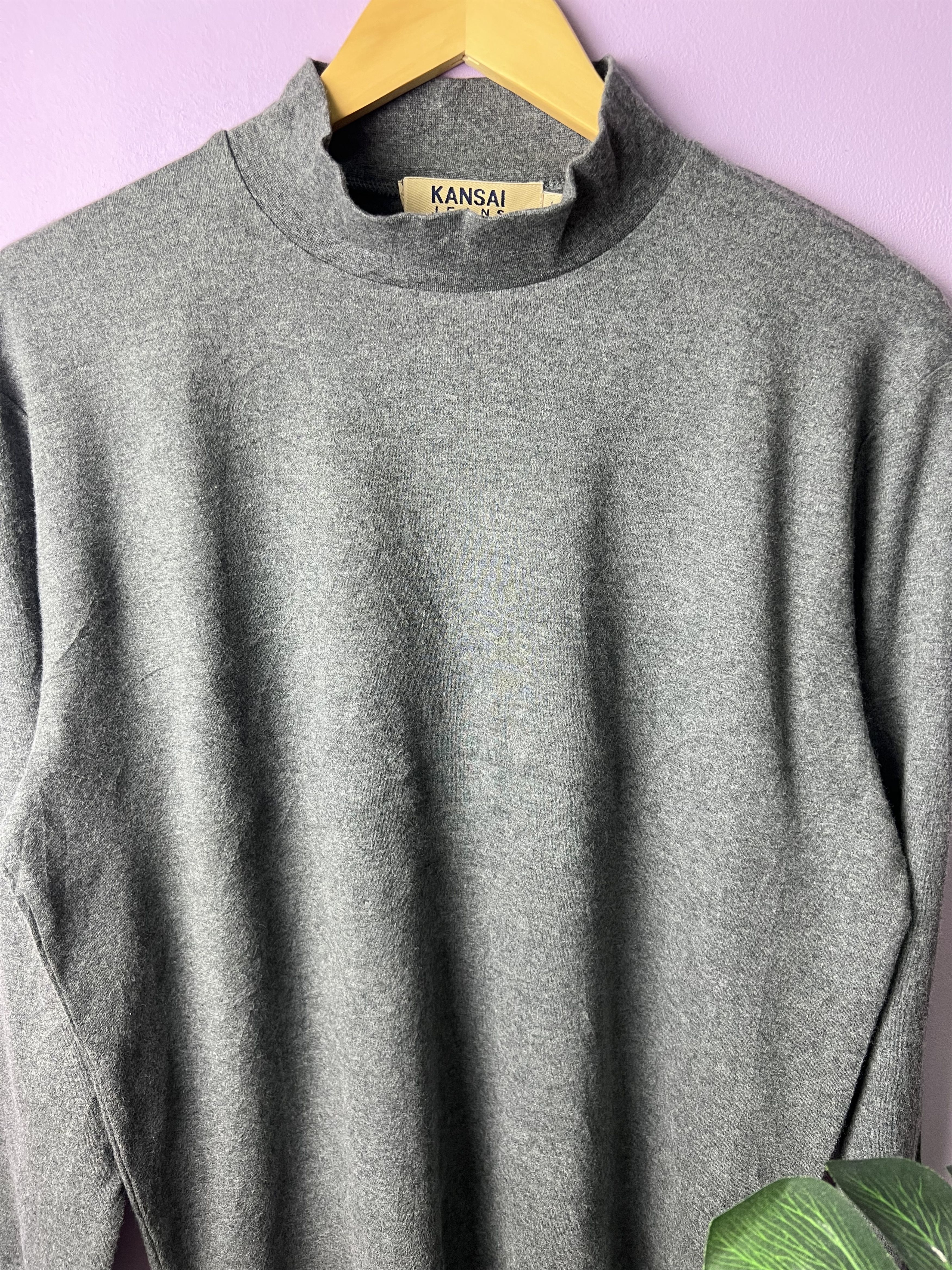 Kansai Yamamoto 🔥Kansai Jeans Mockneck Long Sleeve Tees Size US M / EU 48-50 / 2 - 7 Thumbnail