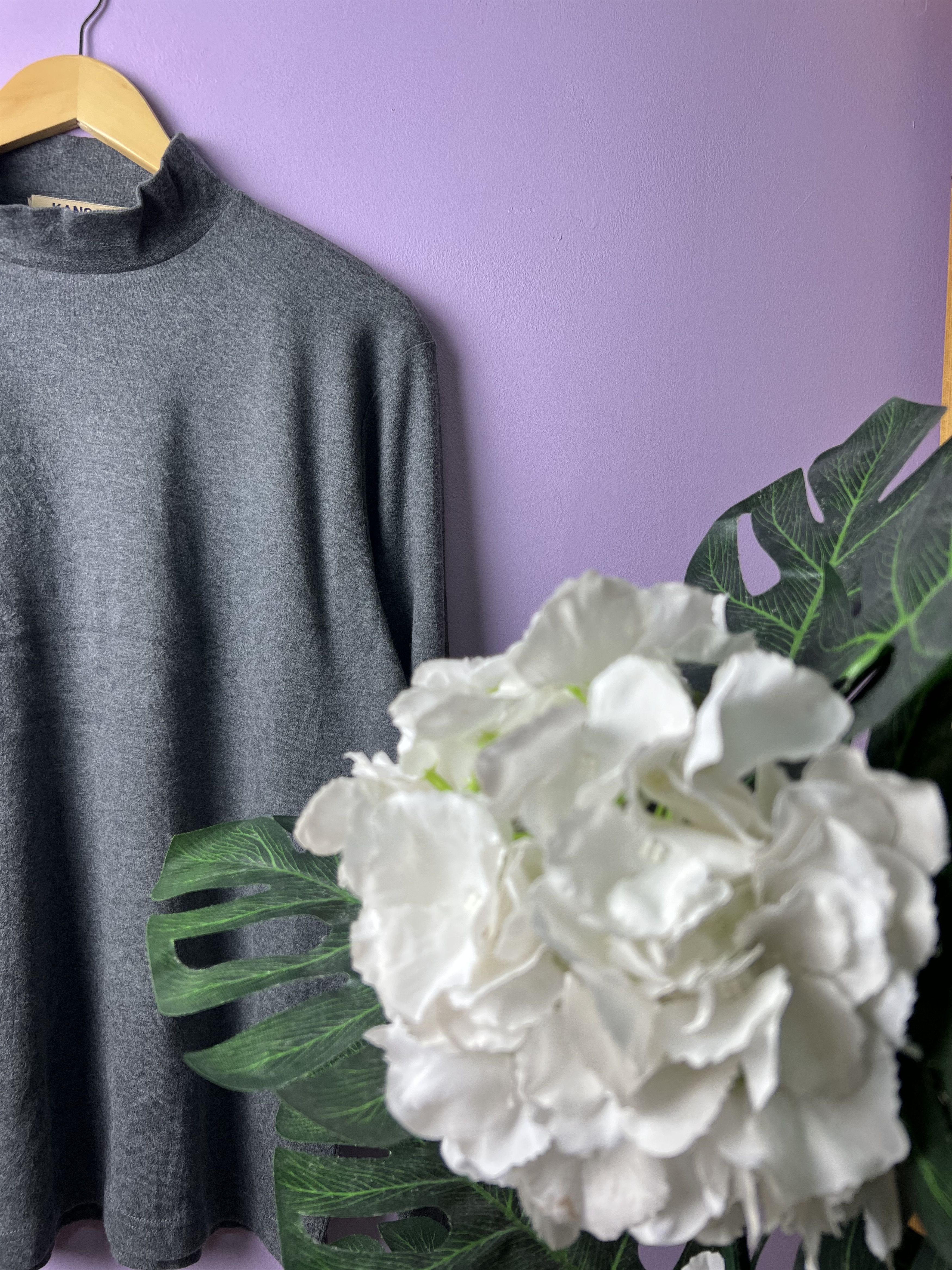Kansai Yamamoto 🔥Kansai Jeans Mockneck Long Sleeve Tees Size US M / EU 48-50 / 2 - 5 Thumbnail