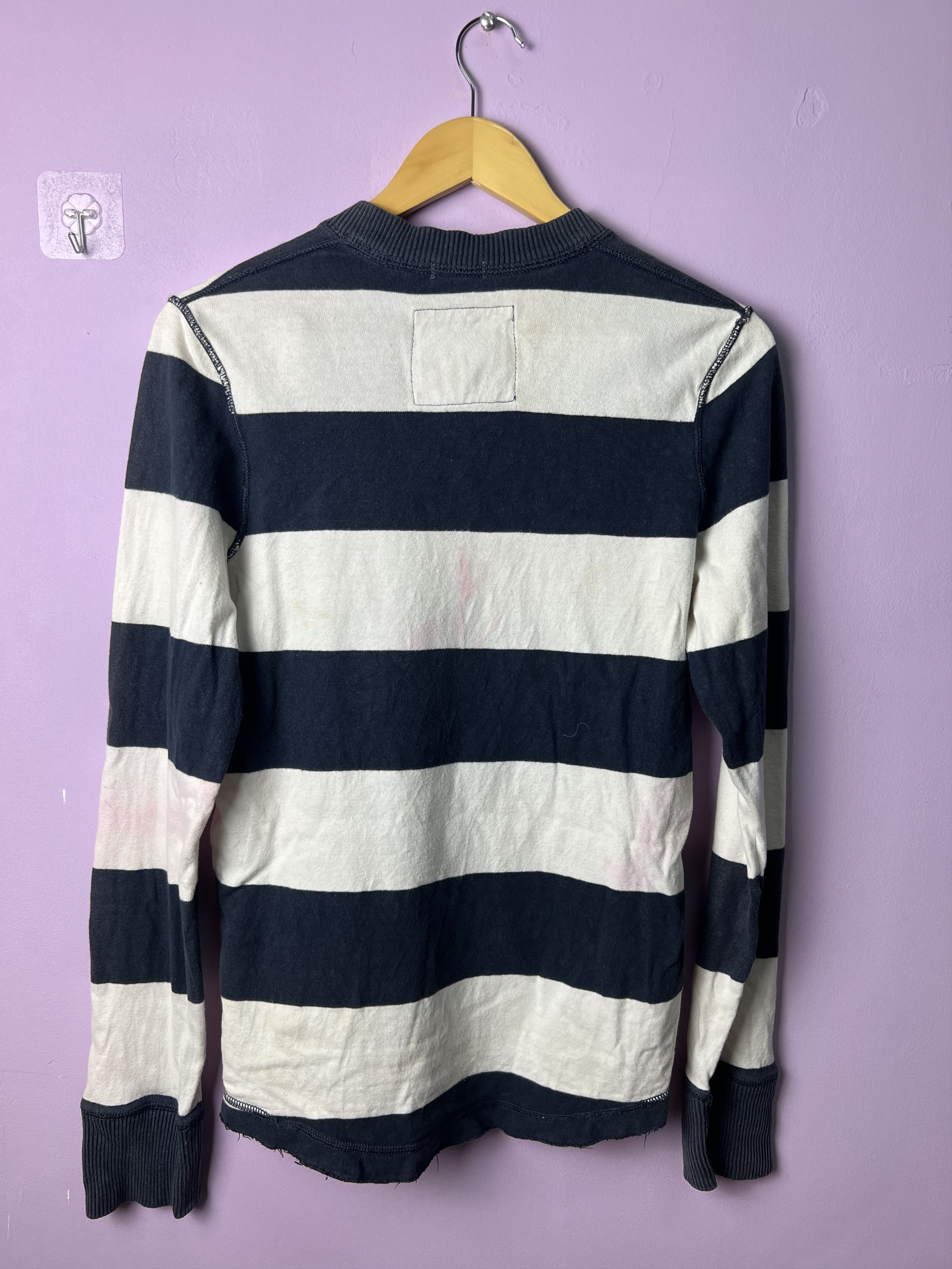 Abercrombie & Fitch 🔥Vintage Abercrombie&Fitch Stripe LS Tees Size US S / EU 44-46 / 1 - 2 Thumbnail