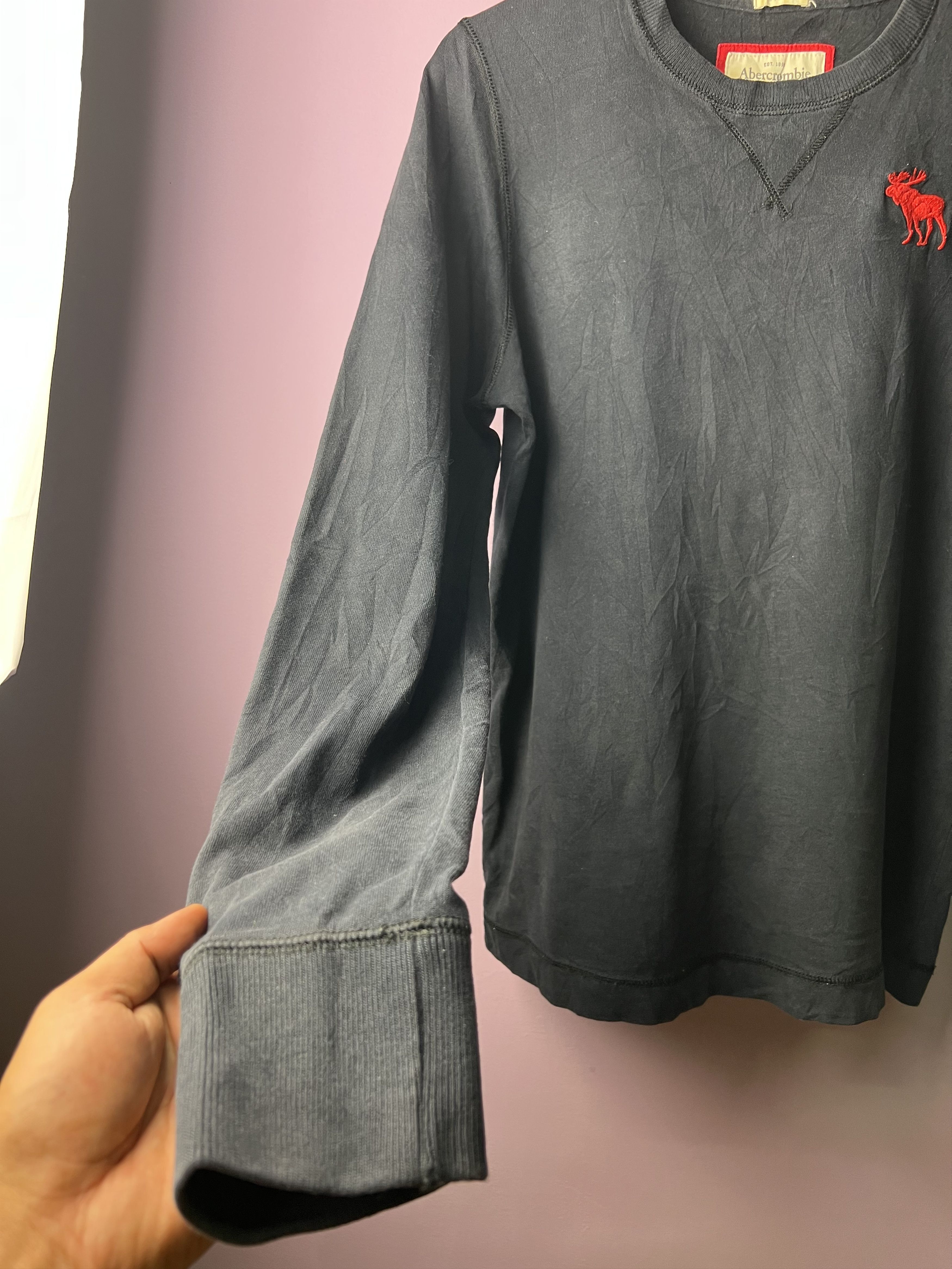 Abercrombie & Fitch 🔥Vintage Abercrombie & Fitch LS Logo Tees Size US M / EU 48-50 / 2 - 12 Thumbnail
