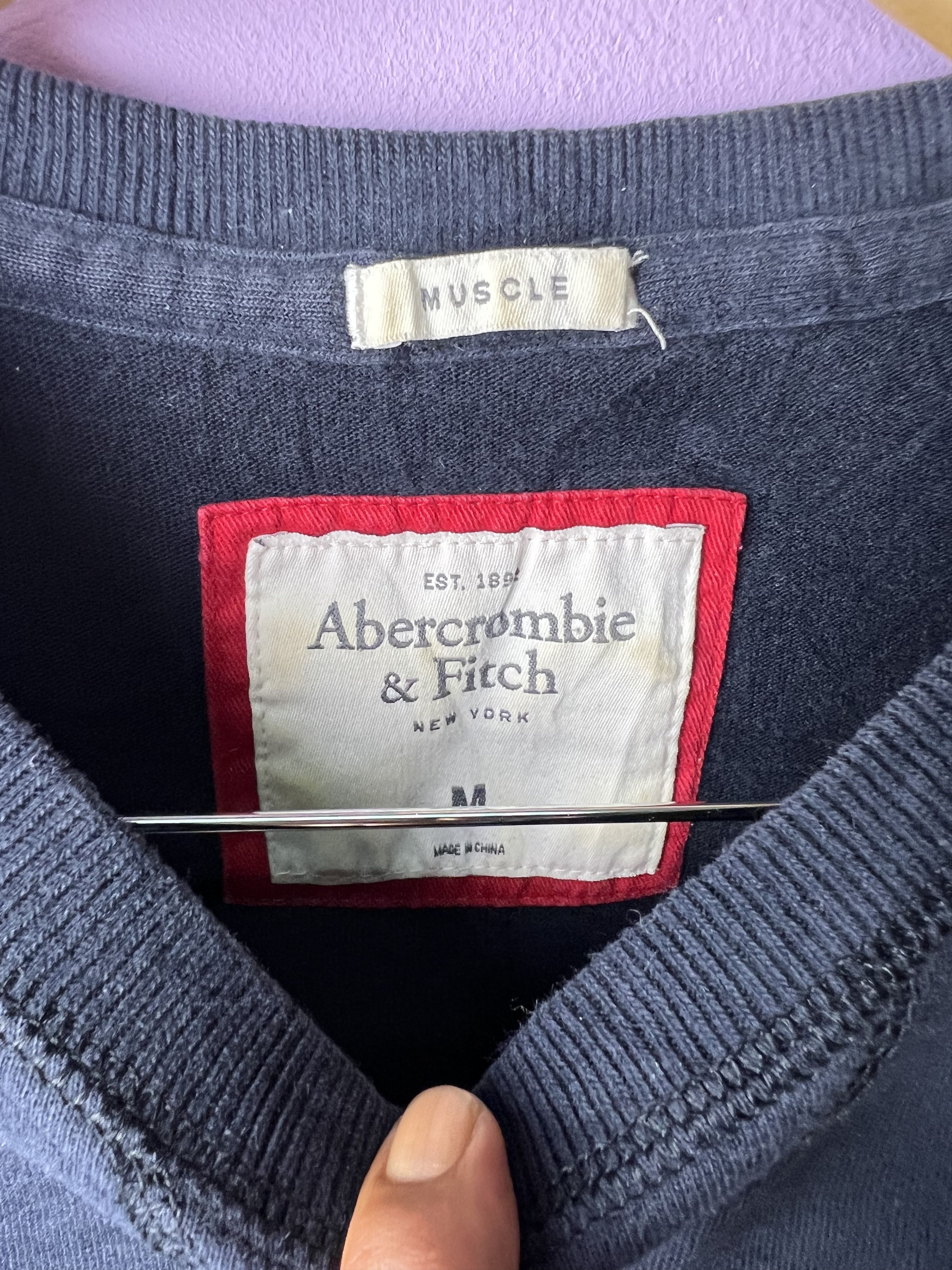Abercrombie & Fitch 🔥Vintage Abercrombie & Fitch LS Logo Tees Size US M / EU 48-50 / 2 - 13 Thumbnail
