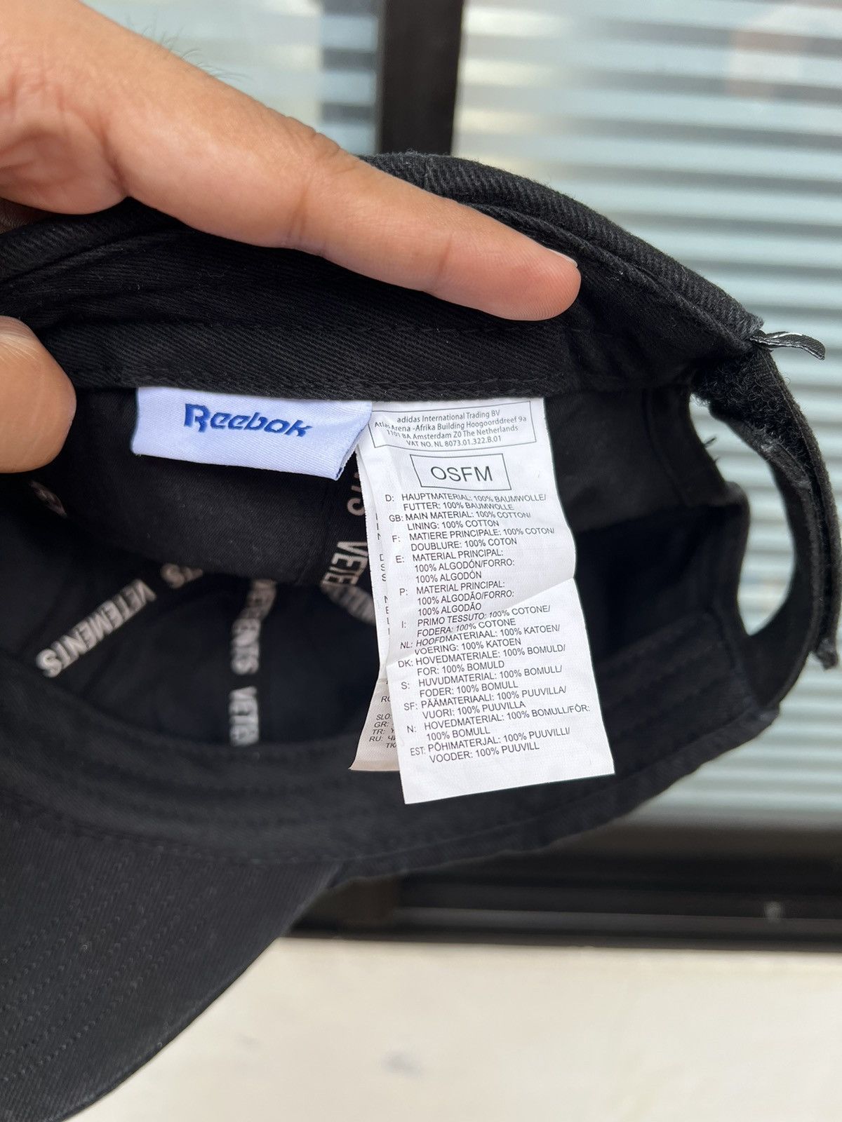 Vetements Vetements x Reebok Flame Cap Size ONE SIZE - 11 Thumbnail
