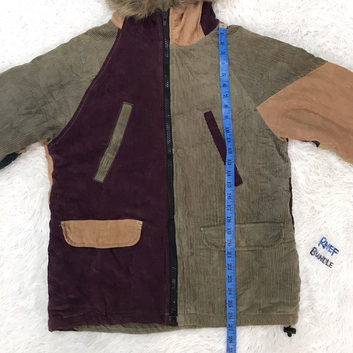Japanese Brand Thermolite Phateewear block colour jacket Size US S / EU 44-46 / 1 - 11 Thumbnail