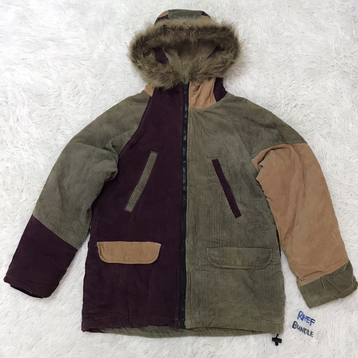 Japanese Brand Thermolite Phateewear block colour jacket Size US S / EU 44-46 / 1 - 1 Thumbnail