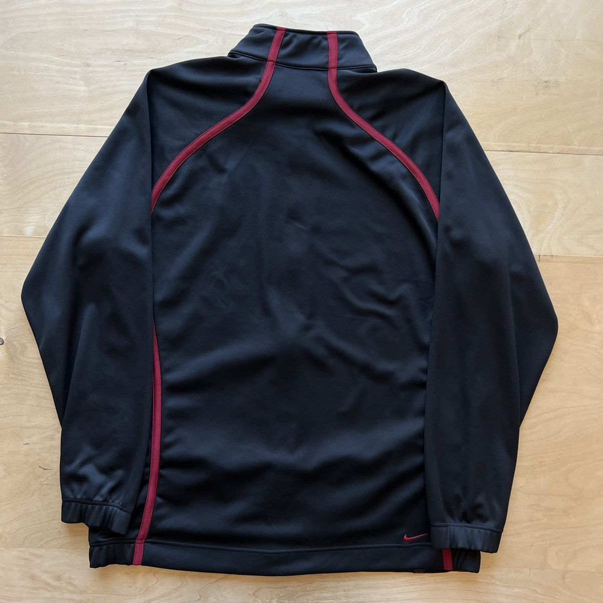 Nike × Vintage Vintage Lebron James Nike Jacket XL Black Red NBA Basketball Size US XL / EU 56 / 4 - 5 Thumbnail