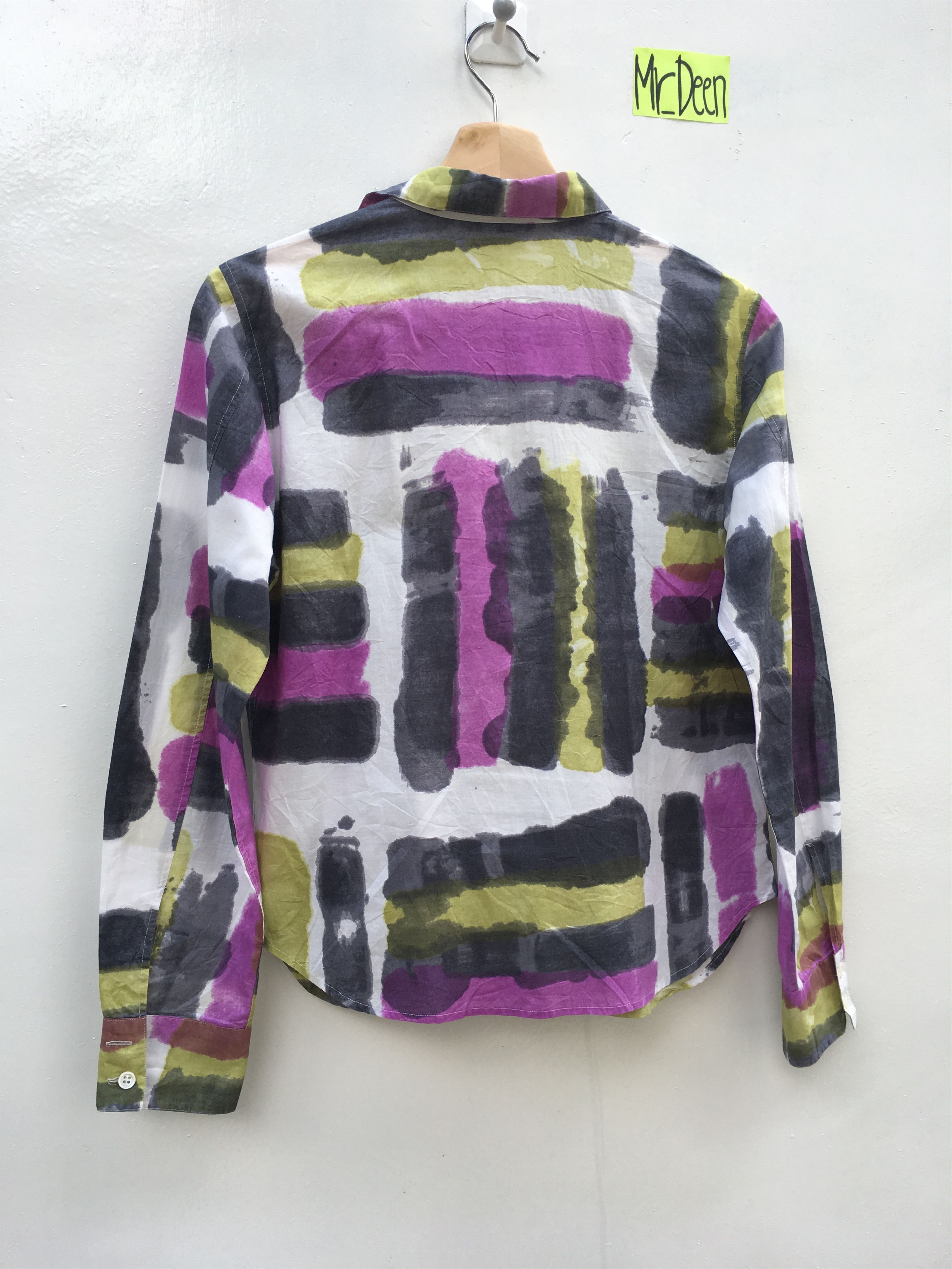 agnes b. Agnes B Tie Dye Longsleeve Button Shirt Size US S / EU 44-46 / 1 - 6 Thumbnail