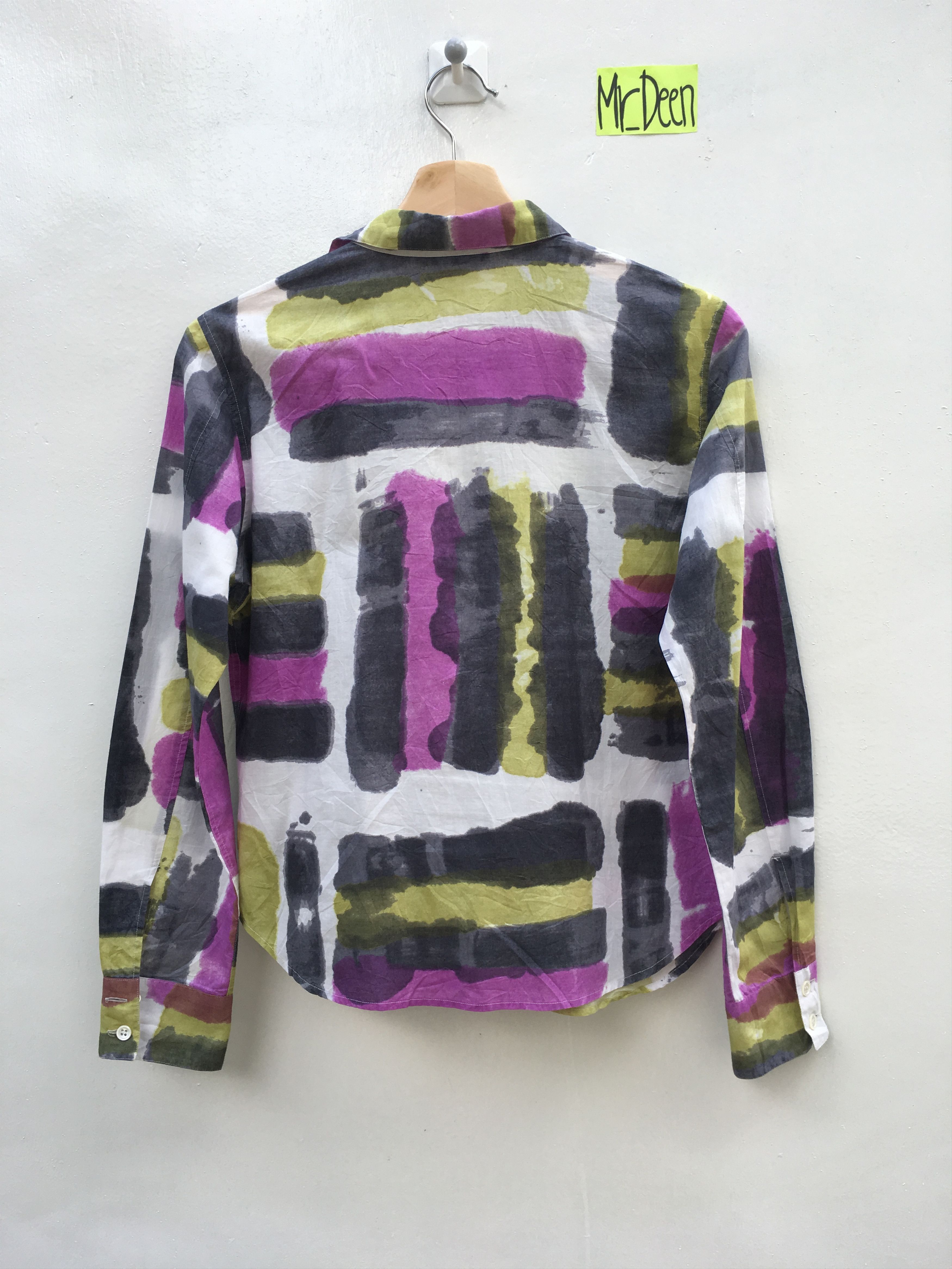 agnes b. Agnes B Tie Dye Longsleeve Button Shirt Size US S / EU 44-46 / 1 - 5 Thumbnail
