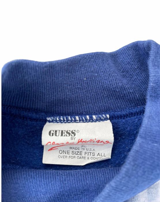 Vintage 1990s Guess Retro Spell Out Crewneck Sweatshirt Size US M / EU 48-50 / 2 - 3 Preview