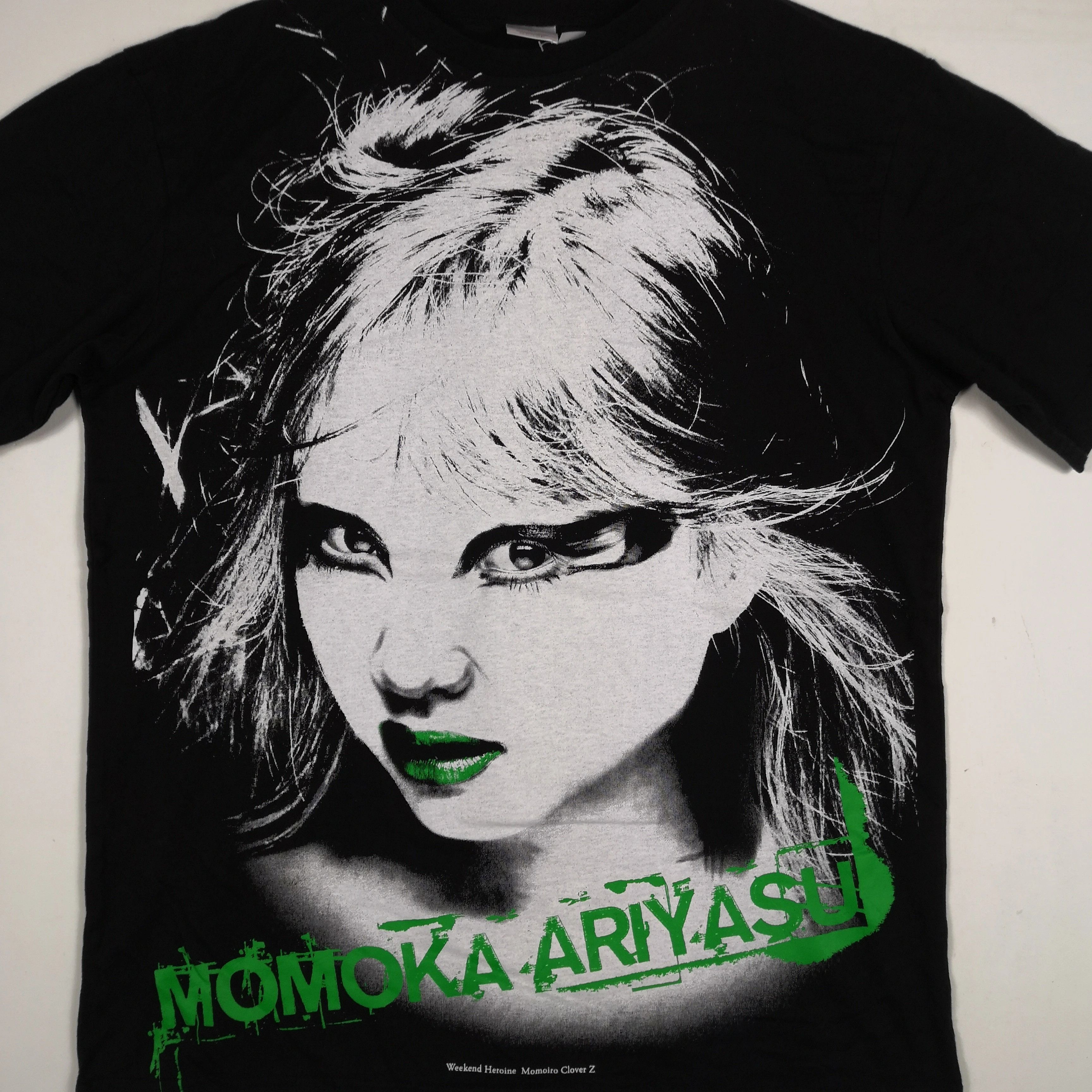 Band Tees × Vintage Vintage Momoka Ariyasu T-Shirt Clover Z Japanese Band Tees Size US L / EU 52-54 / 3 - 4 Thumbnail