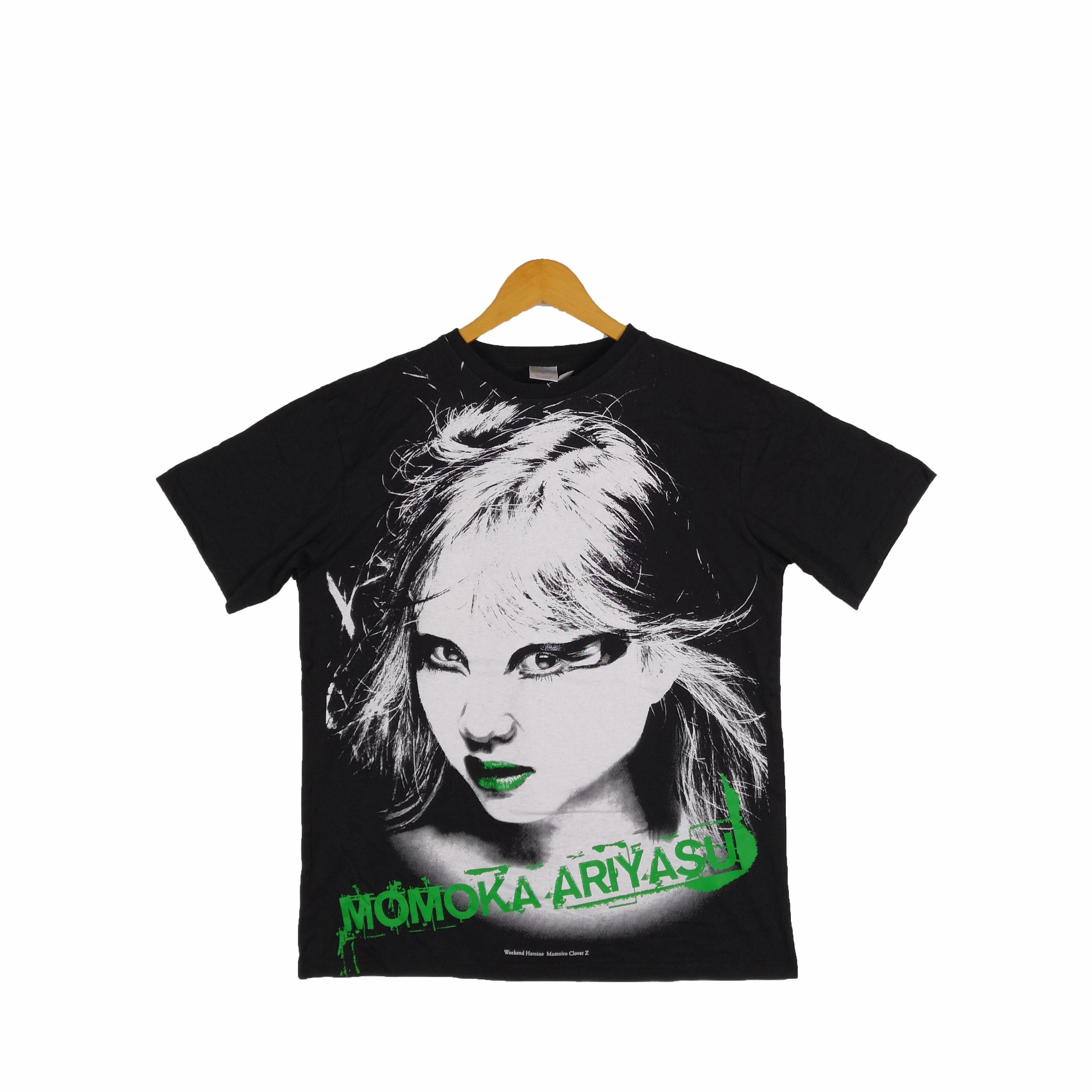 Band Tees × Vintage Vintage Momoka Ariyasu T-Shirt Clover Z Japanese Band Tees Size US L / EU 52-54 / 3 - 1 Thumbnail