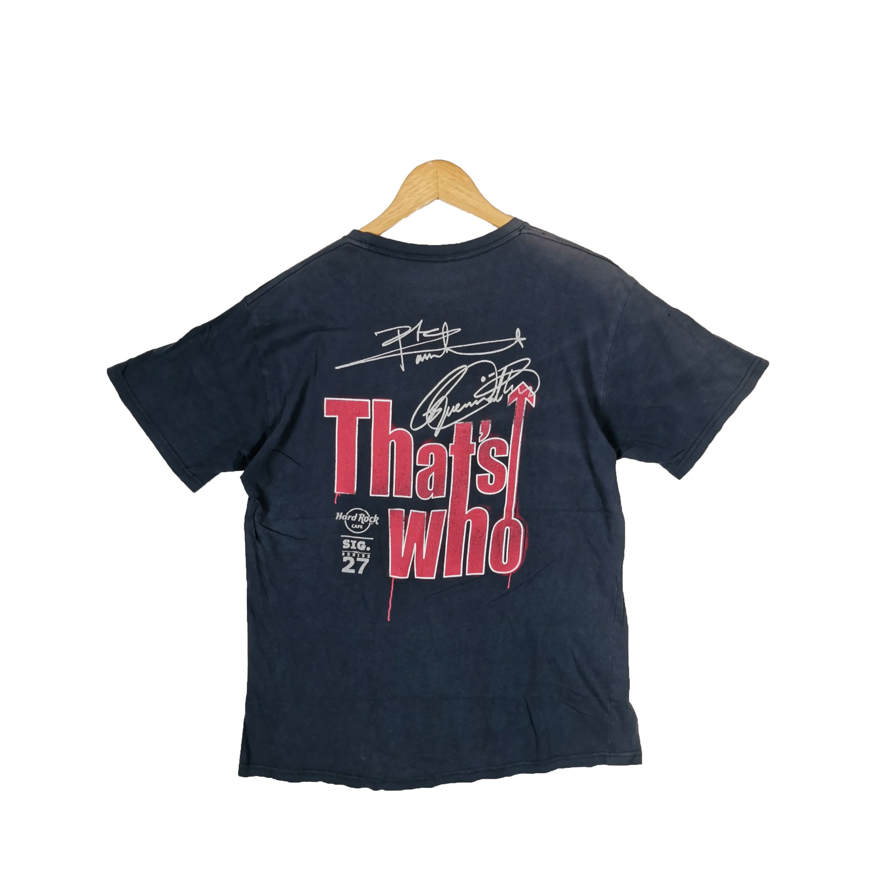 Band Tees Vintage Hard Rock Care X The Who T-Shirt Band Tees Size US M / EU 48-50 / 2 - 2 Thumbnail