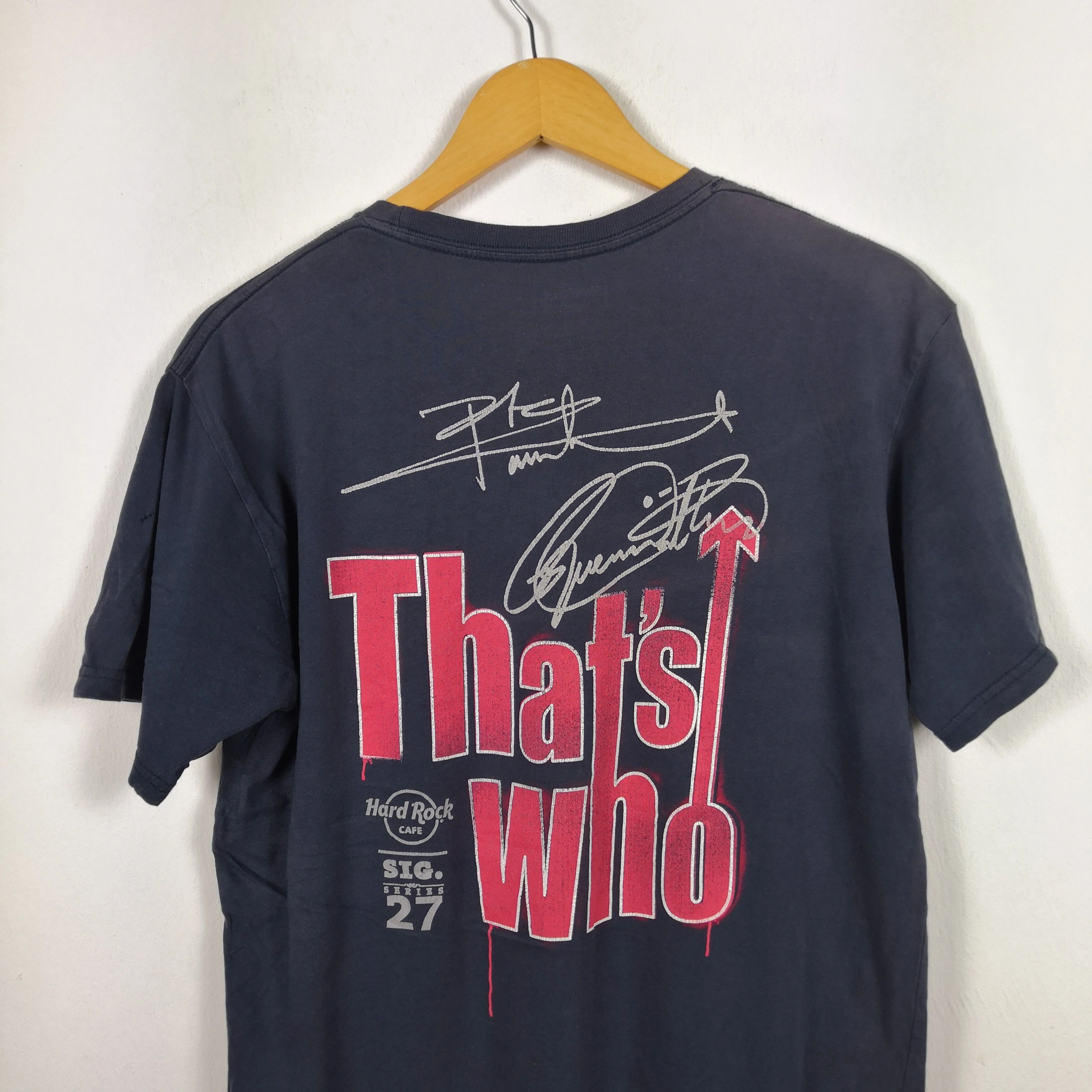 Band Tees Vintage Hard Rock Care X The Who T-Shirt Band Tees Size US M / EU 48-50 / 2 - 4 Thumbnail
