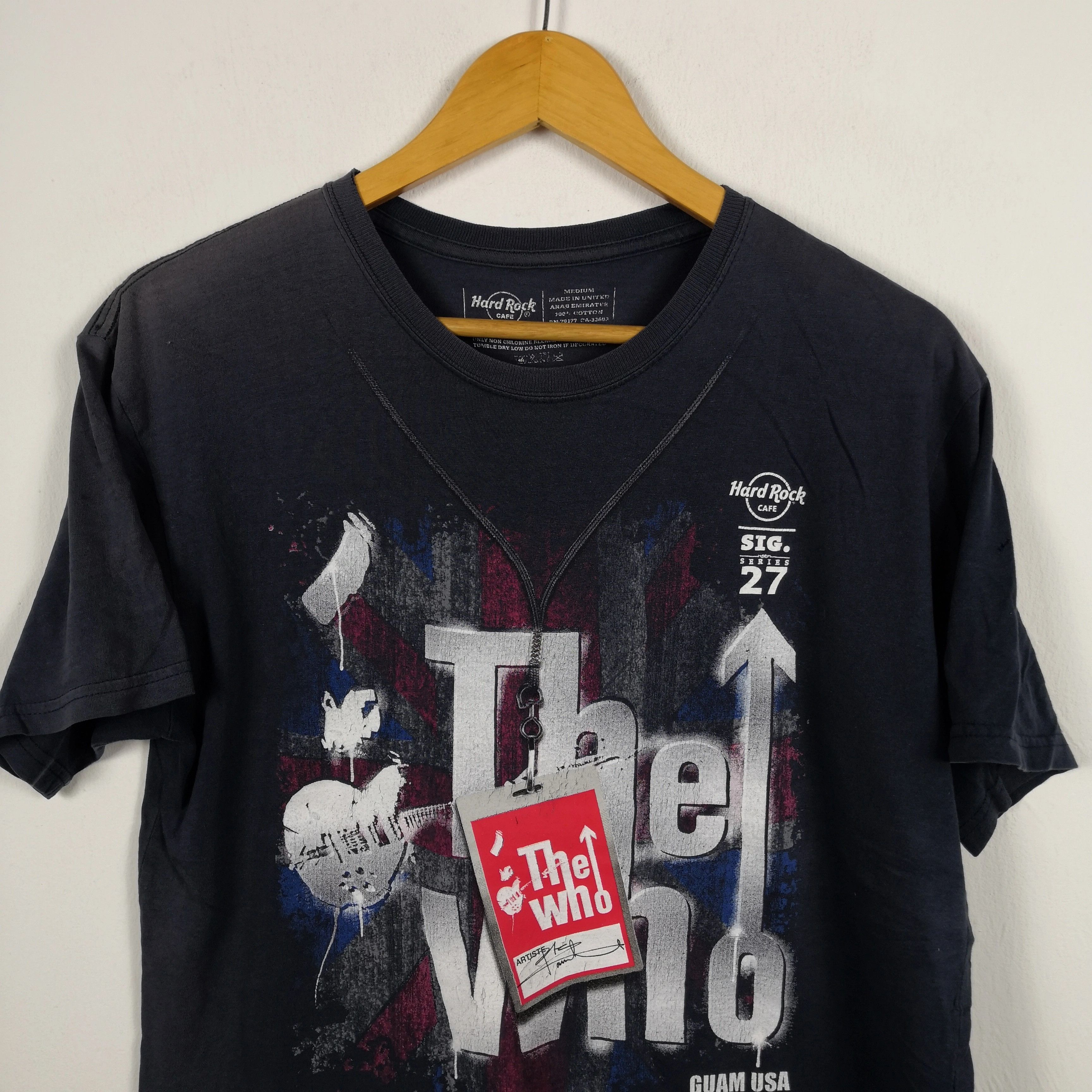 Band Tees Vintage Hard Rock Care X The Who T-Shirt Band Tees Size US M / EU 48-50 / 2 - 3 Thumbnail