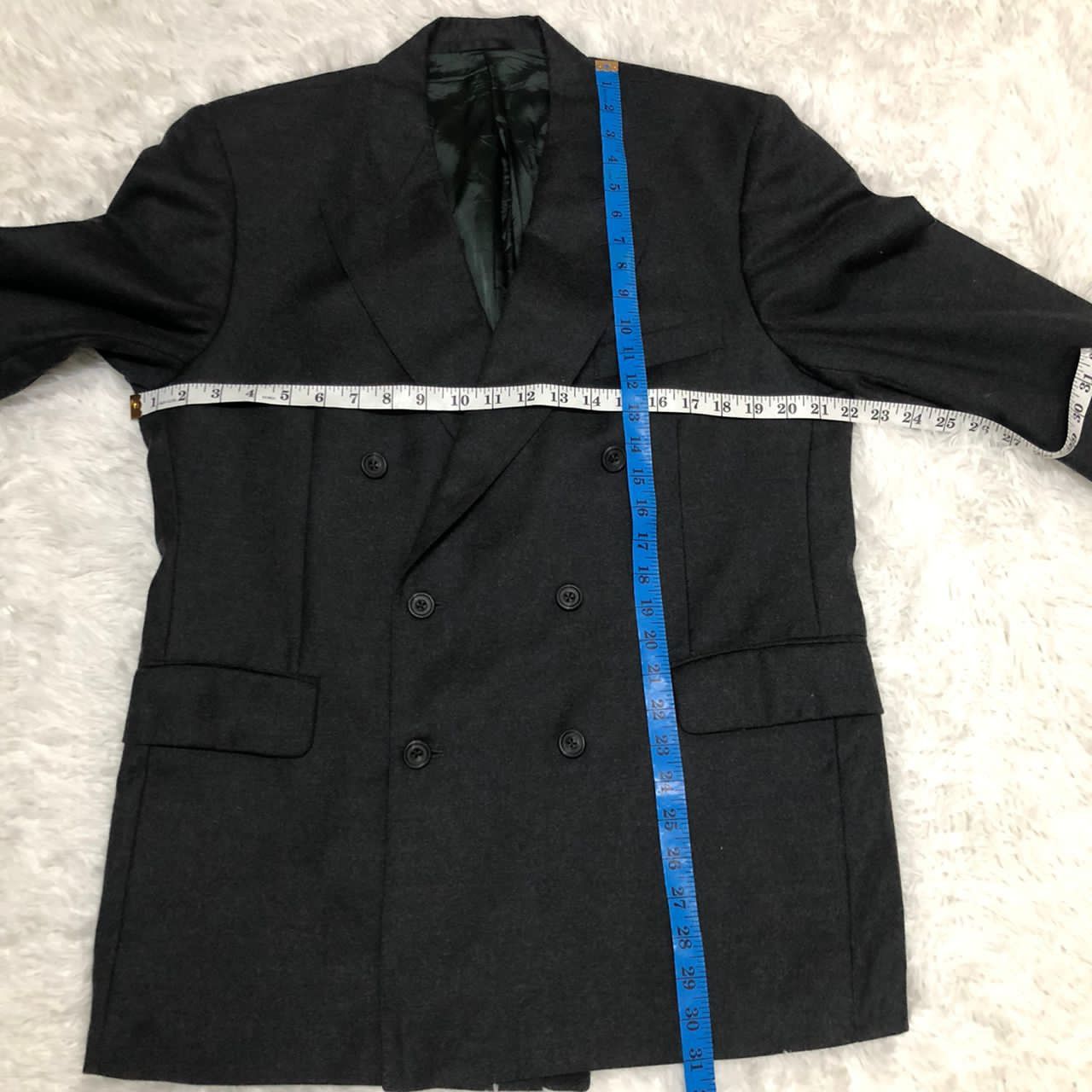 Aquascutum 🔥Made In England AQUASCUTUM Double Breast Blazer Jacket Size US L / EU 52-54 / 3 - 3 Thumbnail