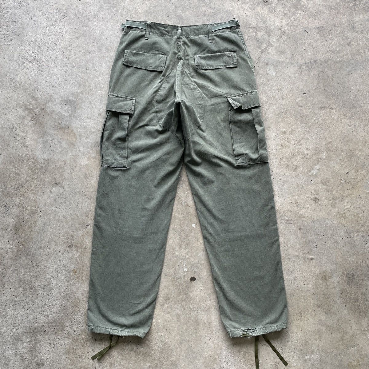 Japanese Brand Vintage Parachute Faded Double Knee Combat Cargo Pants W30 Size US 30 / EU 46 - 11 Thumbnail