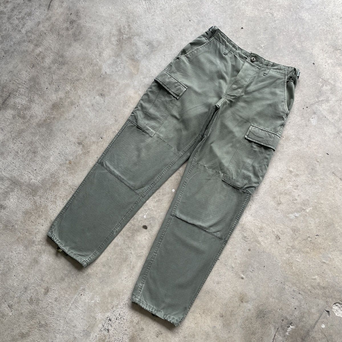 Japanese Brand Vintage Parachute Faded Double Knee Combat Cargo Pants W30 Size US 30 / EU 46 - 2 Thumbnail