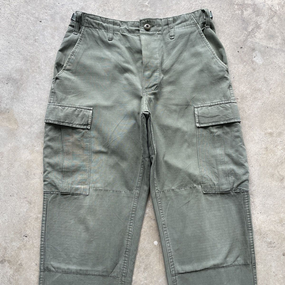 Japanese Brand Vintage Parachute Faded Double Knee Combat Cargo Pants W30 Size US 30 / EU 46 - 3 Thumbnail