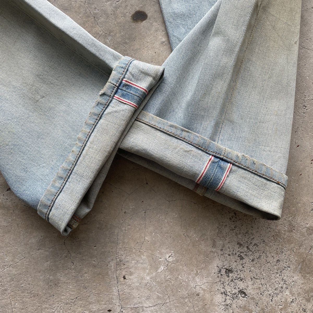 Edwin Vintage Edwin 505xx Orange Tag Denim Jeans Pants SELVEDGE Size US 30 / EU 46 - 9 Thumbnail