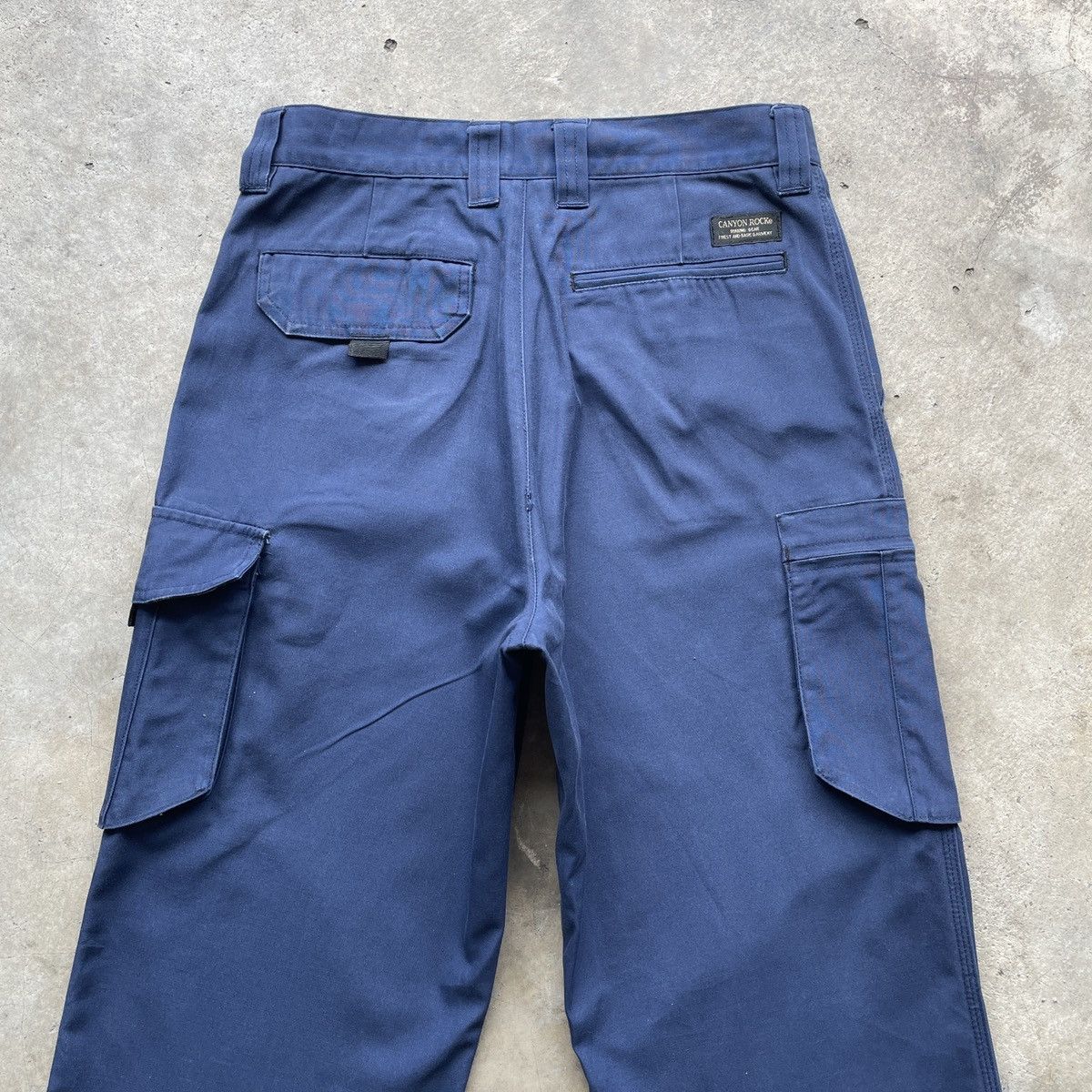 Clover Canyon Vintage Canyon Rock Working Gear Blue Cargo Pants Utility Size US 28 / EU 44 - 9 Thumbnail