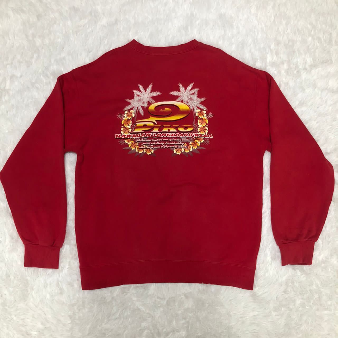Other Vintage Piko Hawaiian Longboard Sweatshirt Size US L / EU 52-54 / 3 - 1 Thumbnail