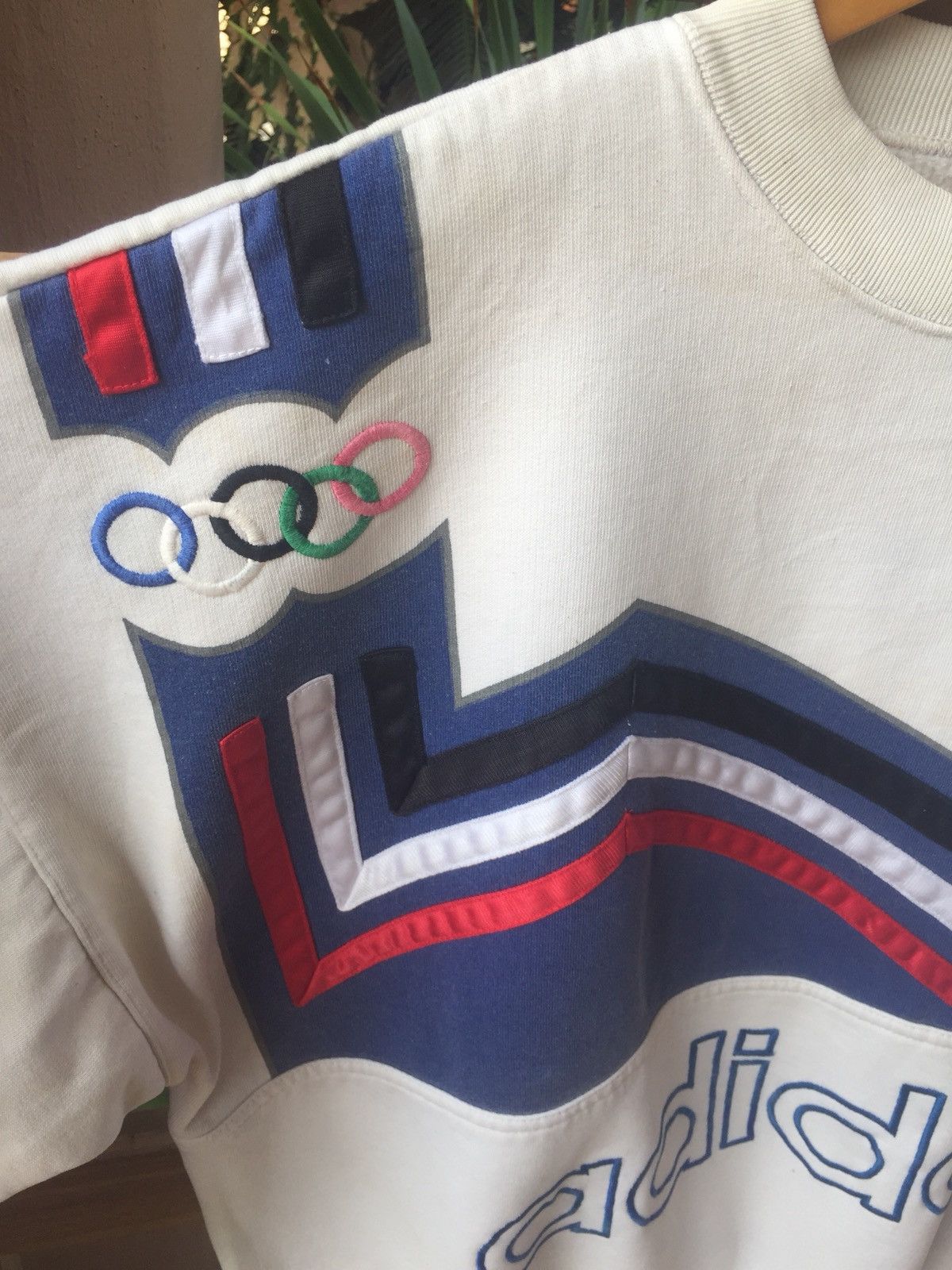 Adidas Vintage 80s Adidas Olympic Sweatshirt Size US L / EU 52-54 / 3 - 4 Thumbnail