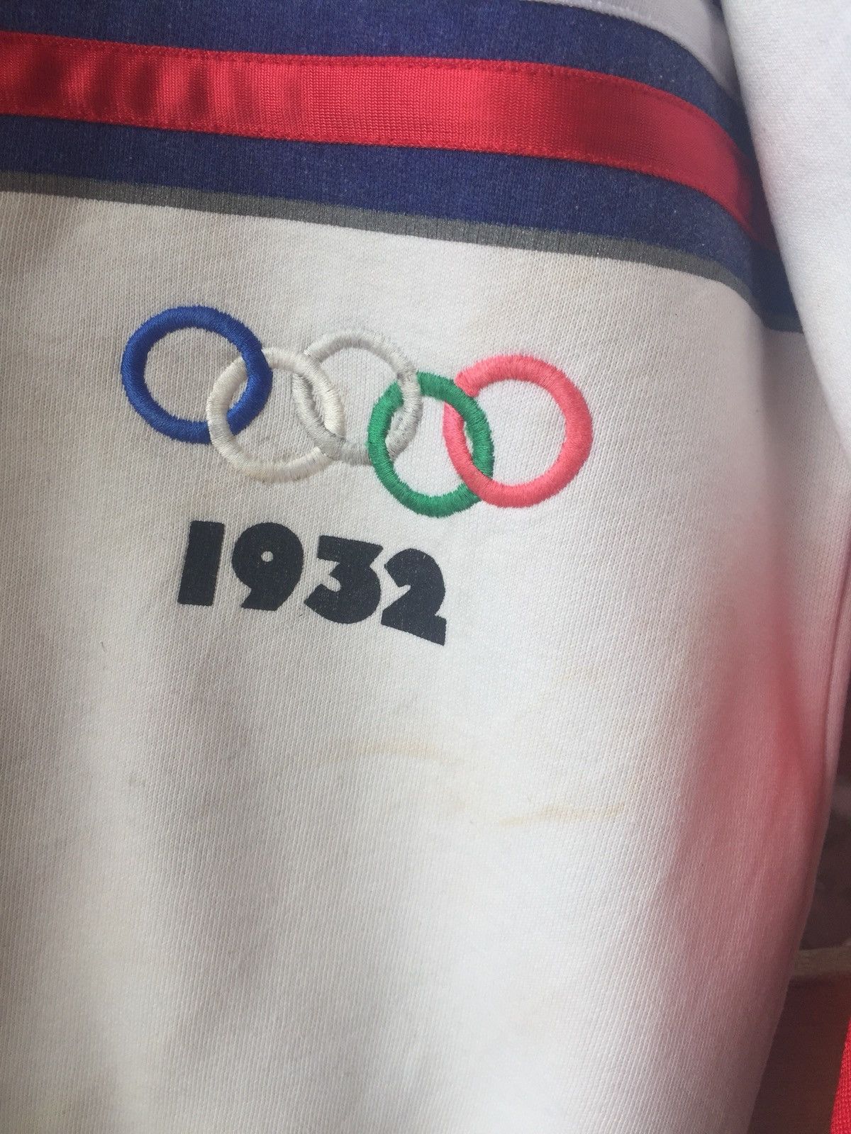 Adidas Vintage 80s Adidas Olympic Sweatshirt Size US L / EU 52-54 / 3 - 8 Thumbnail
