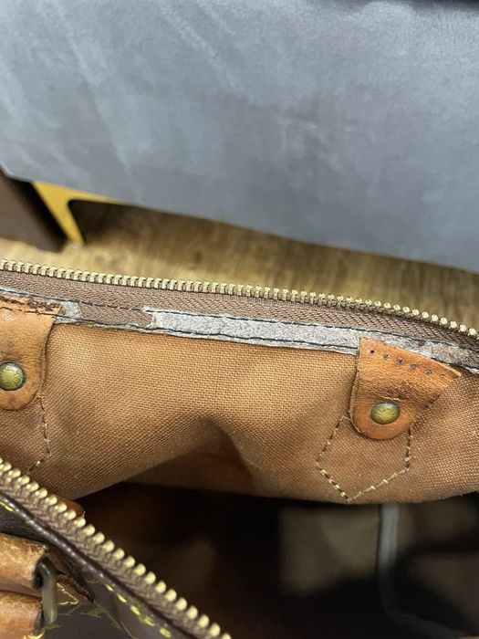 Louis Vuitton Authentic LOUIS VUITTON Speedy 30 replace zipper Grailed