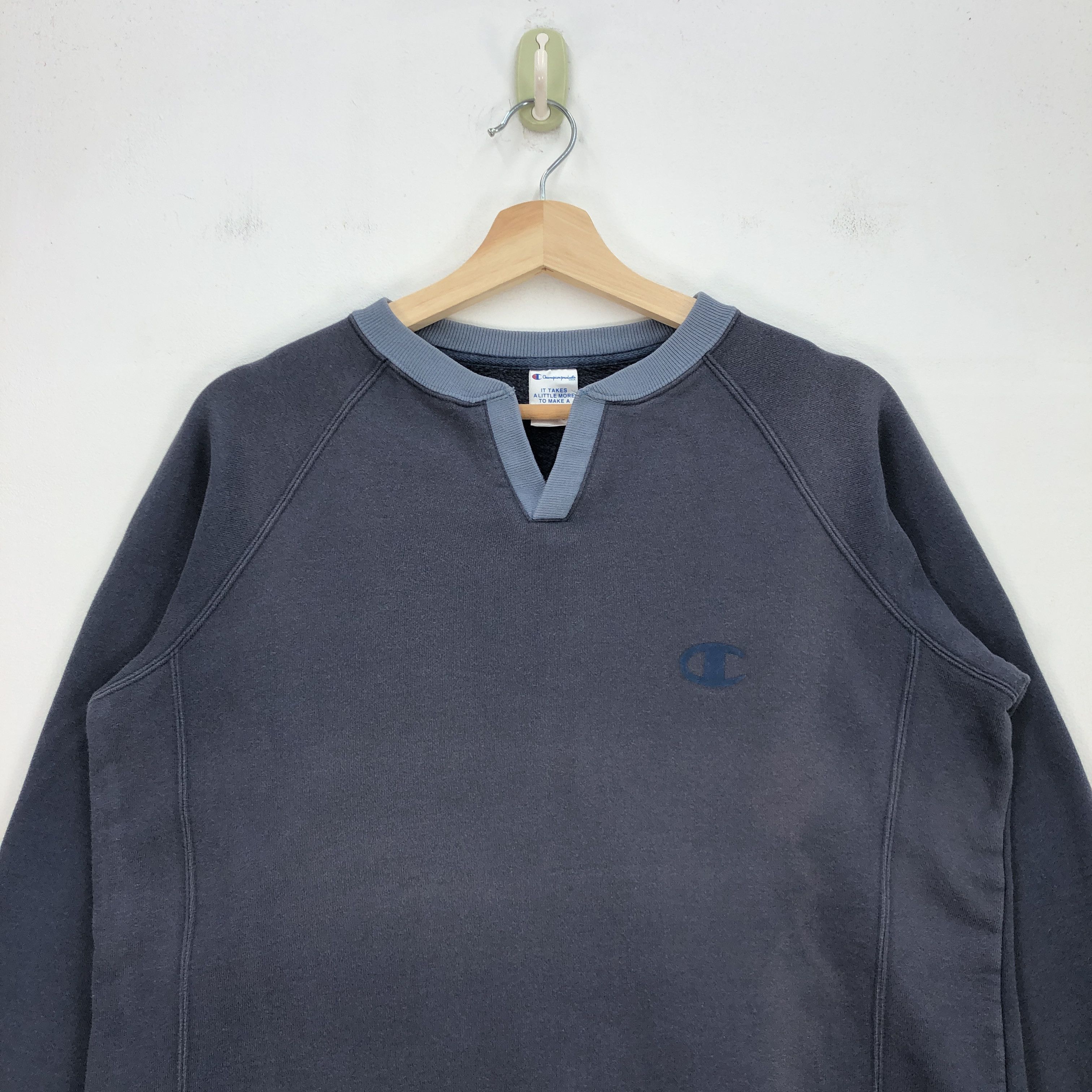 Champion × Vintage Vintage Champion Sweatshirt Crewneck Sweater Jumper Size US M / EU 48-50 / 2 - 2 Thumbnail