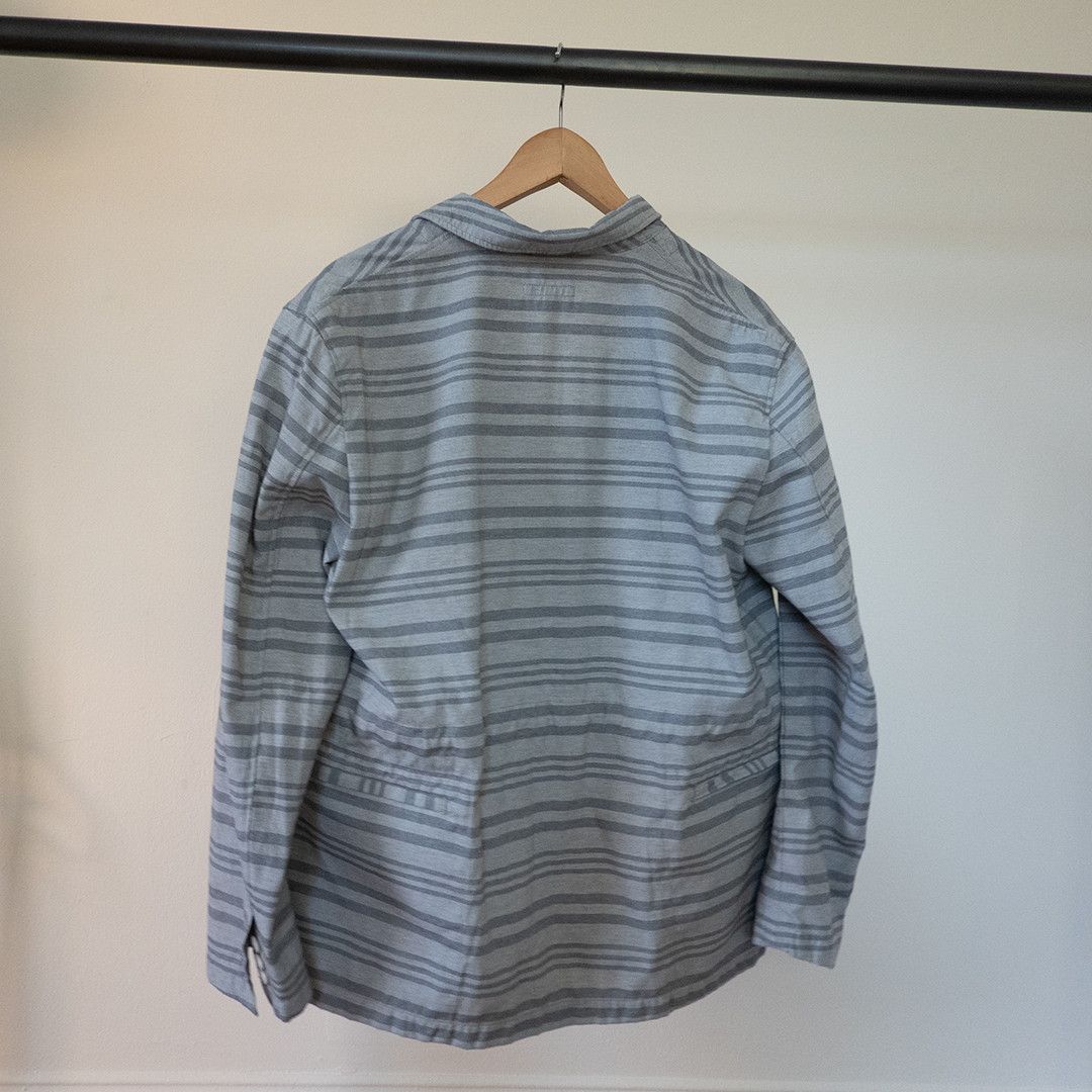 Engineered Garments Grey Striped Jacket Size US M / EU 48-50 / 2 - 6 Thumbnail